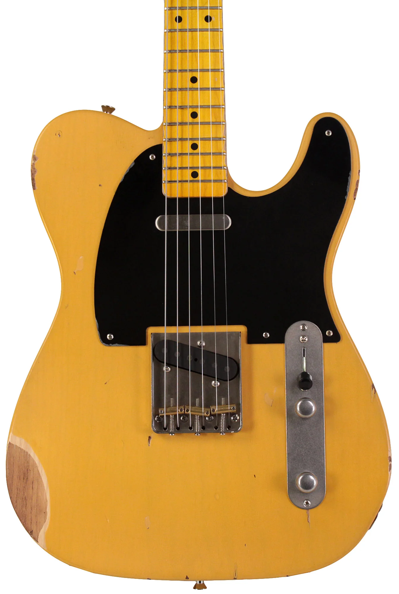 Nash T52 Guitar, Butterscotch Blonde, Medium Aging - Image 5