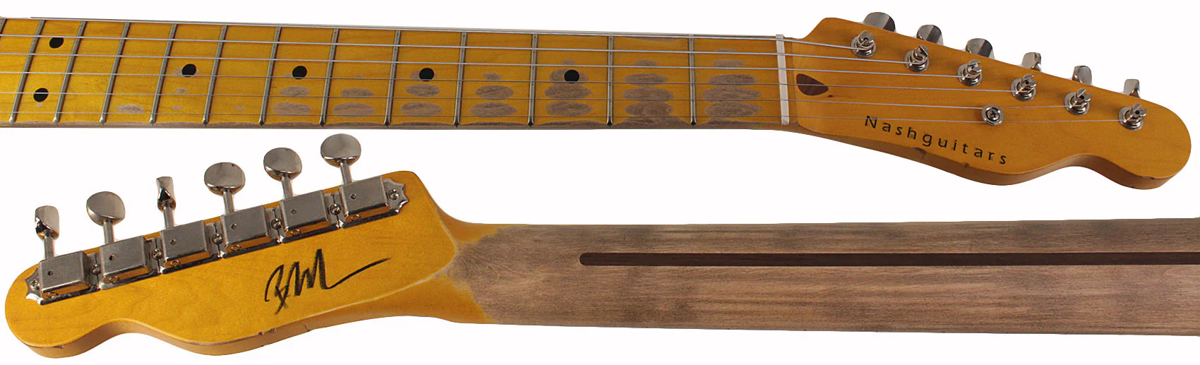 Nash T52 Guitar, Butterscotch Blonde, Medium Aging - Image 8