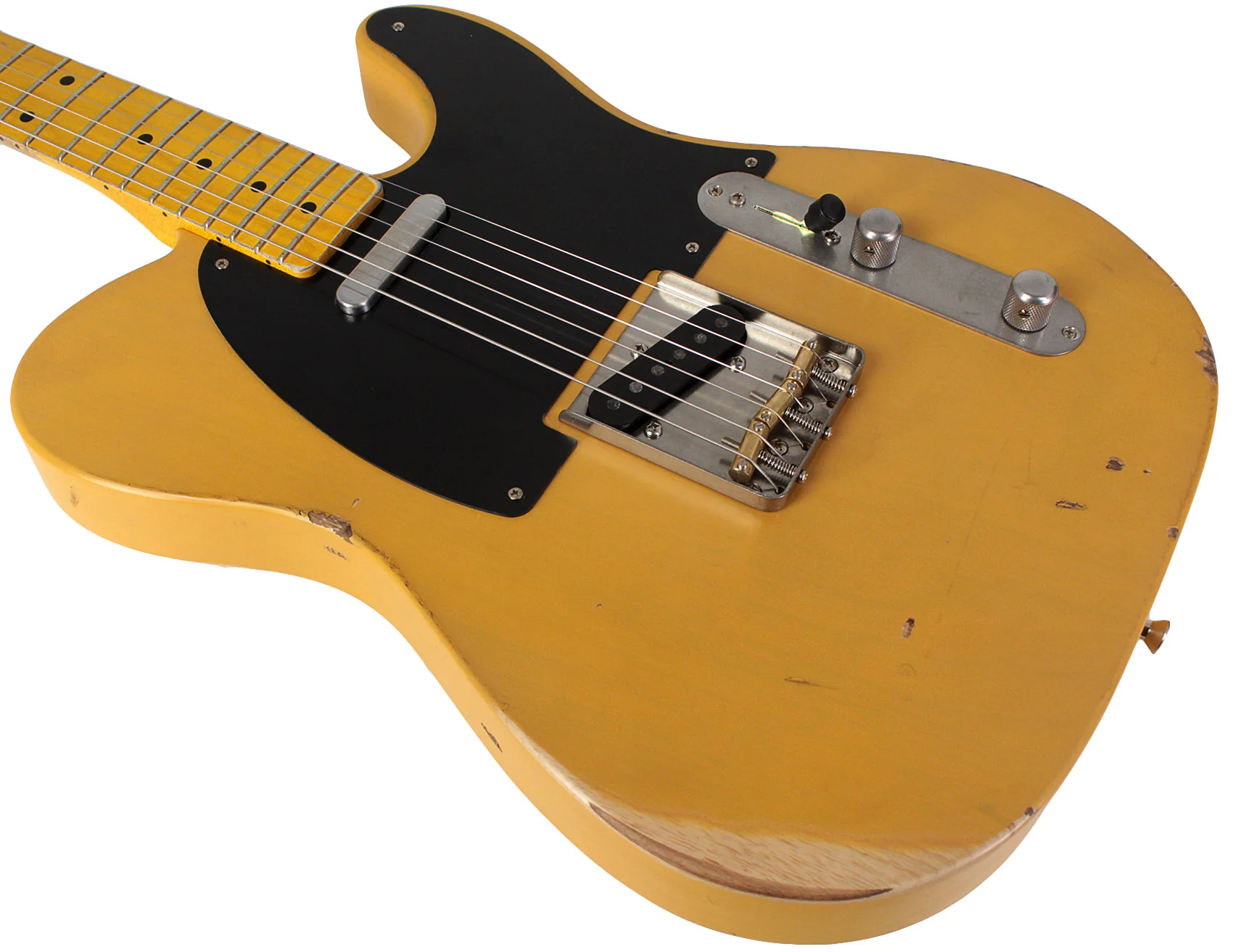 Nash T52 Guitar, Butterscotch Blonde, Medium Aging - Image 4