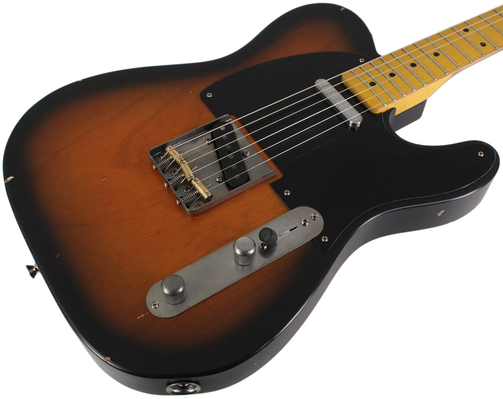 Nash T52 Guitar, Two Tone Burst, Light Aging - Image 2