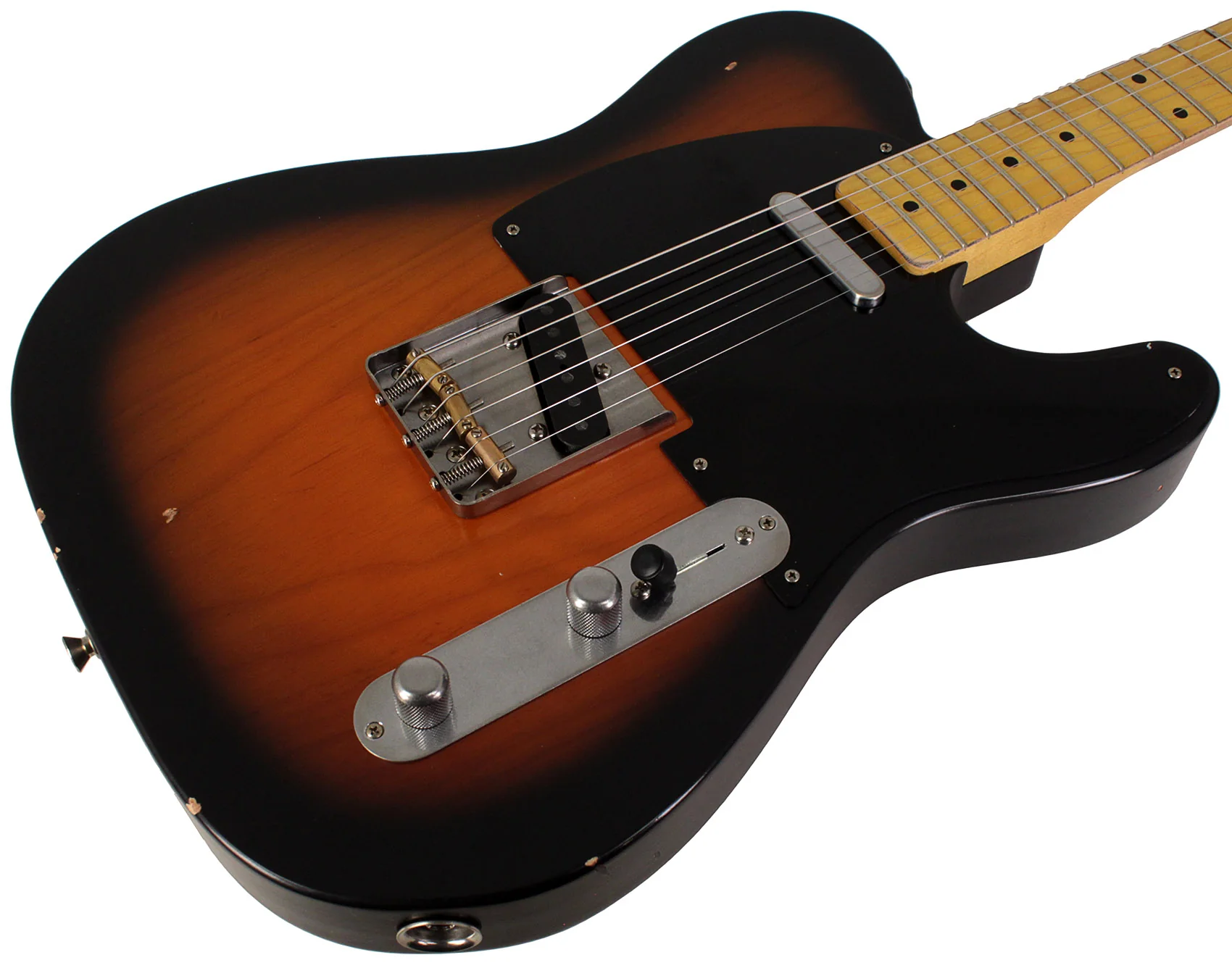 Nash T52 Guitar, Two Tone Burst, Light Aging - Image 2
