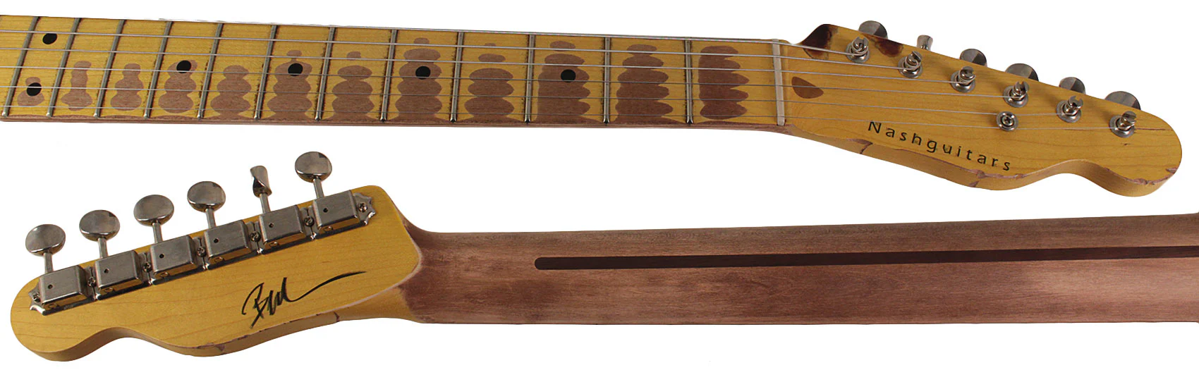 Nash T52 Guitar, Vintage Amber, Extra Heavy Relic - Image 8
