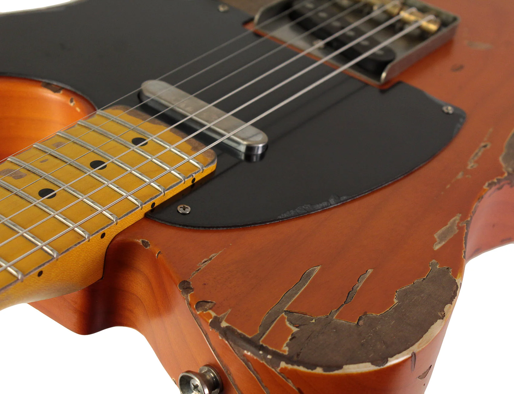 Nash T52 Guitar, Vintage Amber, Extra Heavy Relic - Image 4