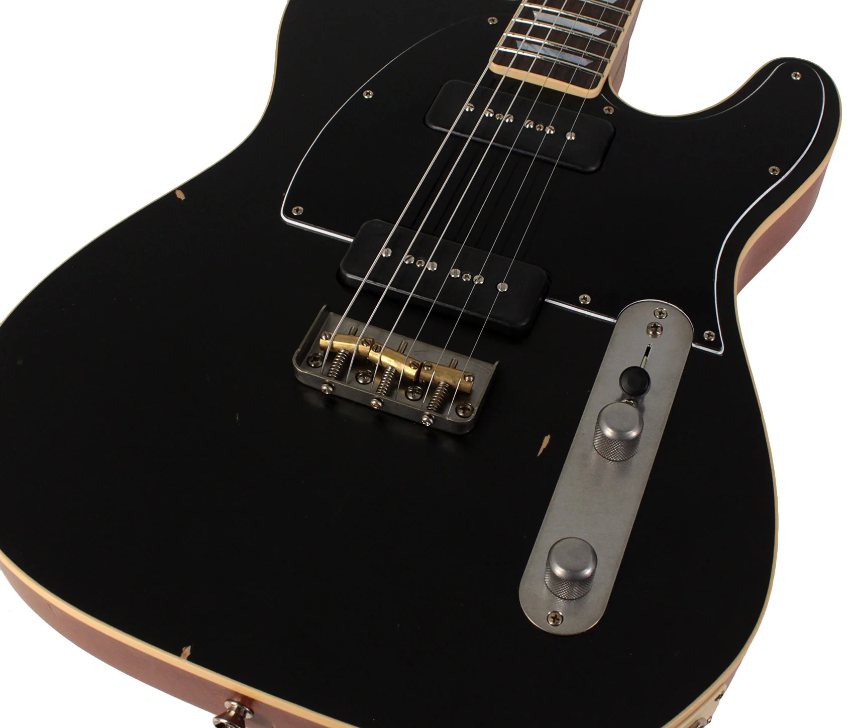 Nash T56 Guitar, Black Beauty, P90's, Light Aging - Image 3