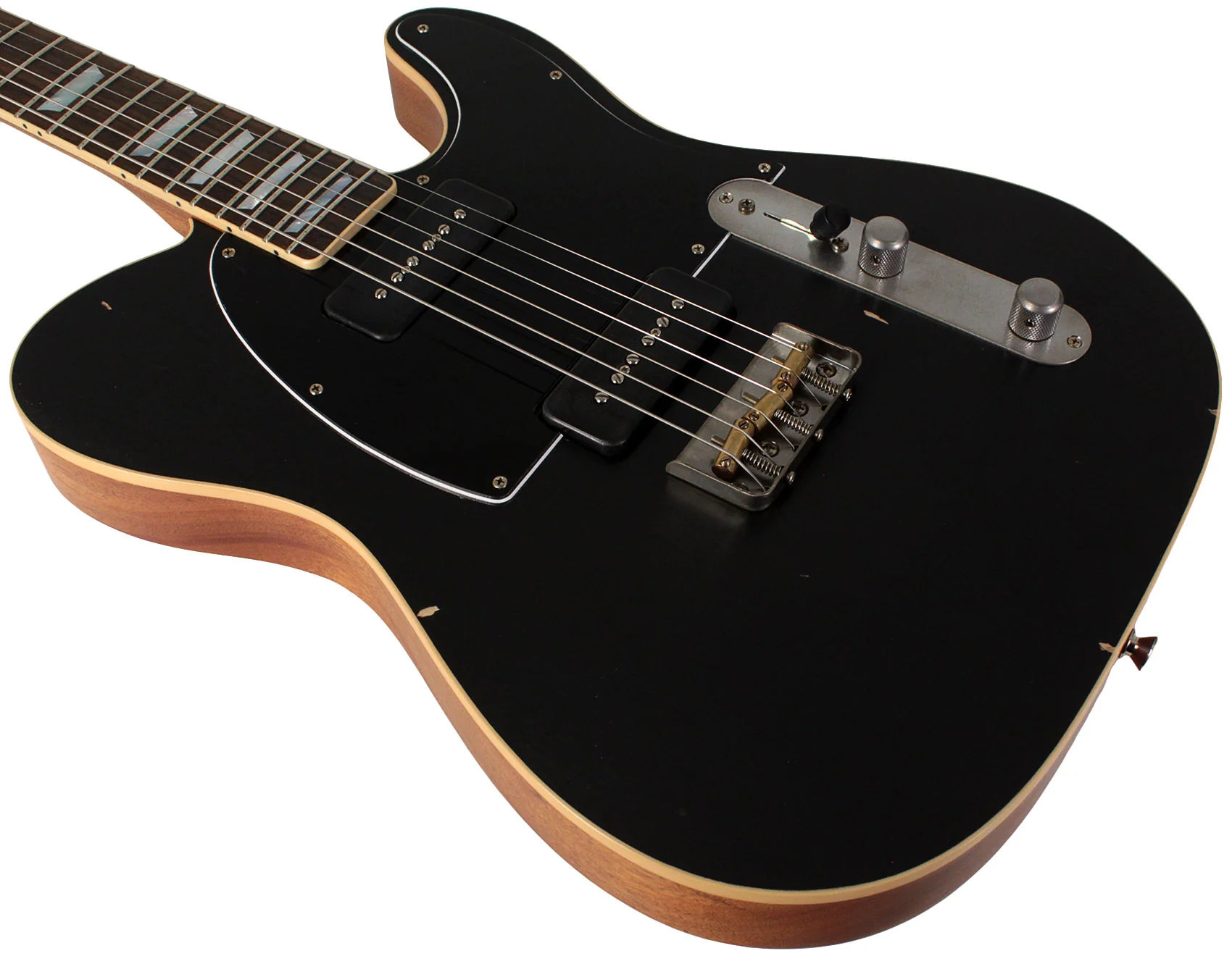 Nash T56 Guitar, Black Beauty, P90's, Light Aging - Image 4