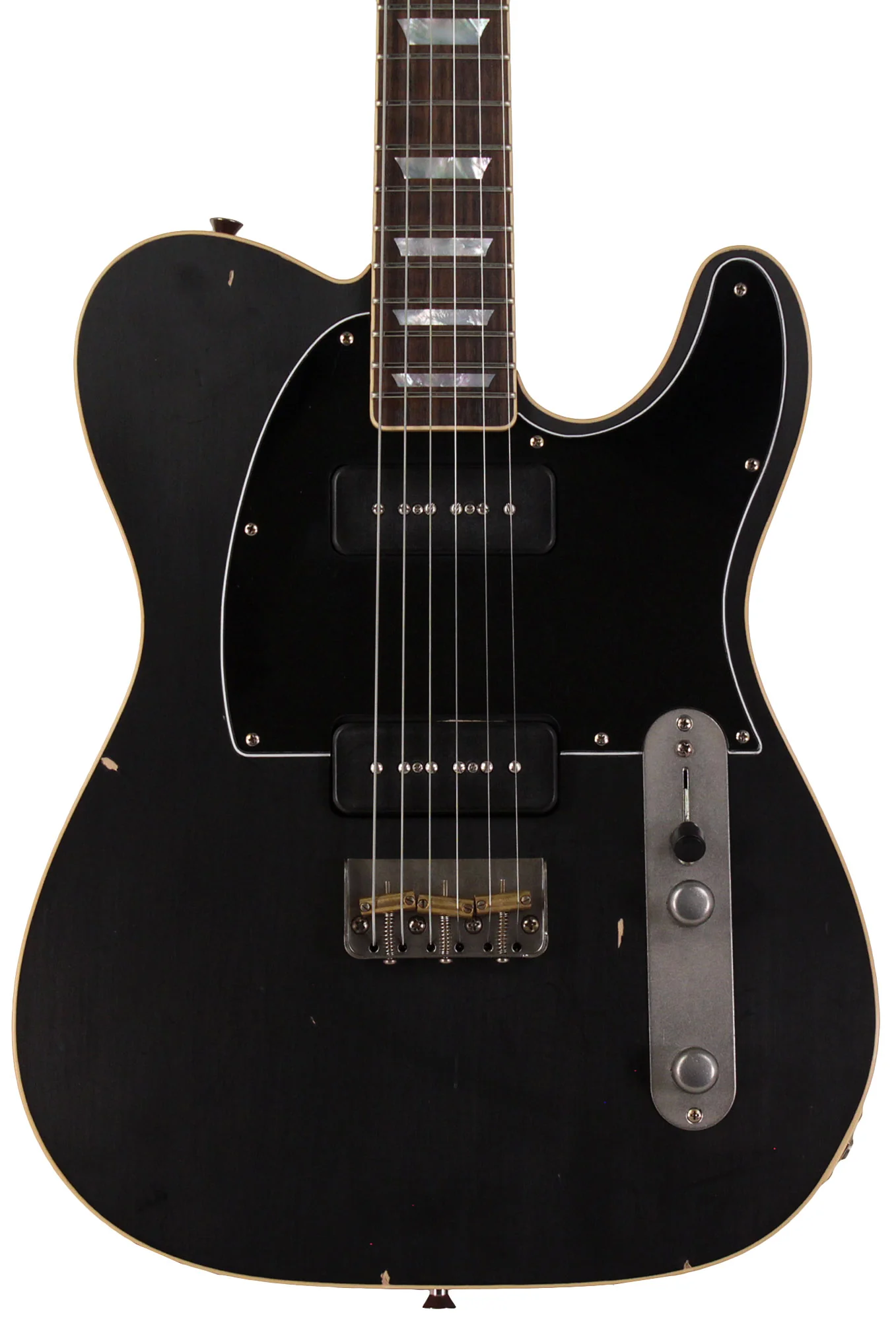 Nash T56 Guitar, Black Beauty, P90's, Light Aging - Image 6