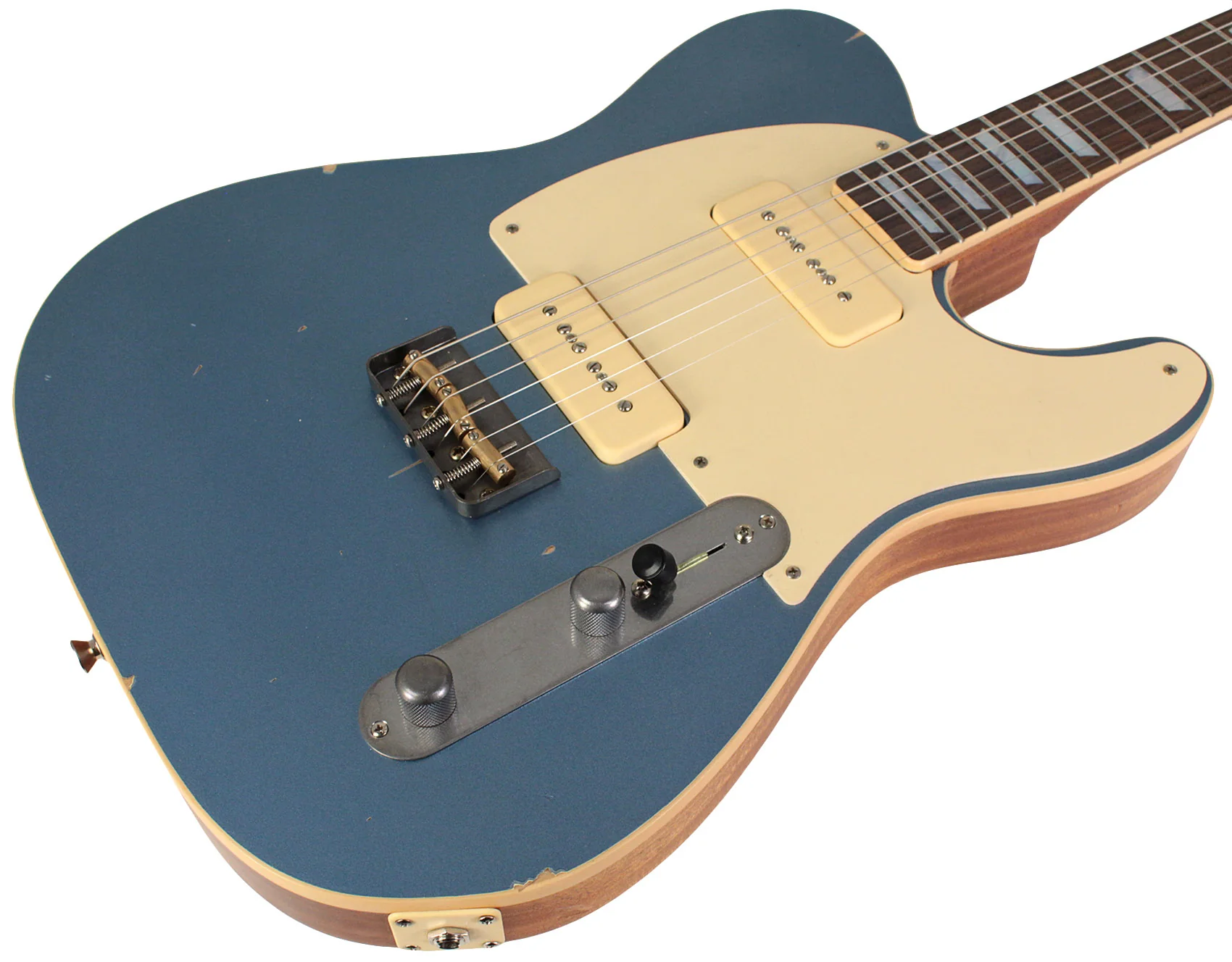 Nash T56 Guitar, Ice Blue Metallic, Light Aging - Image 2