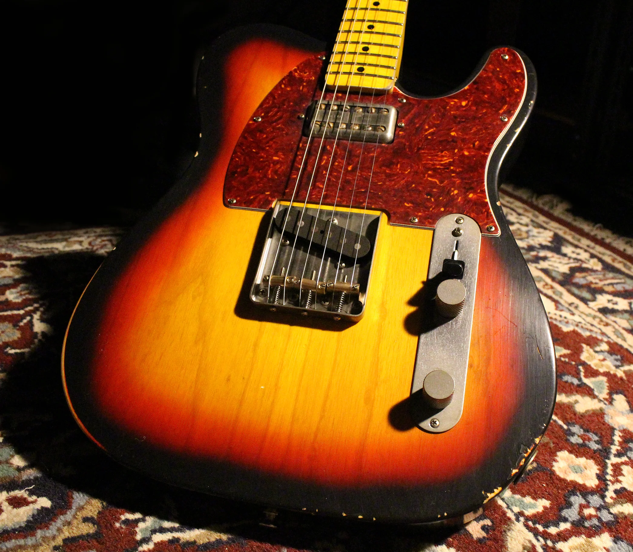 Nash T57 Guitar, 3-Tone Sunburst, Humbucker - Image 10