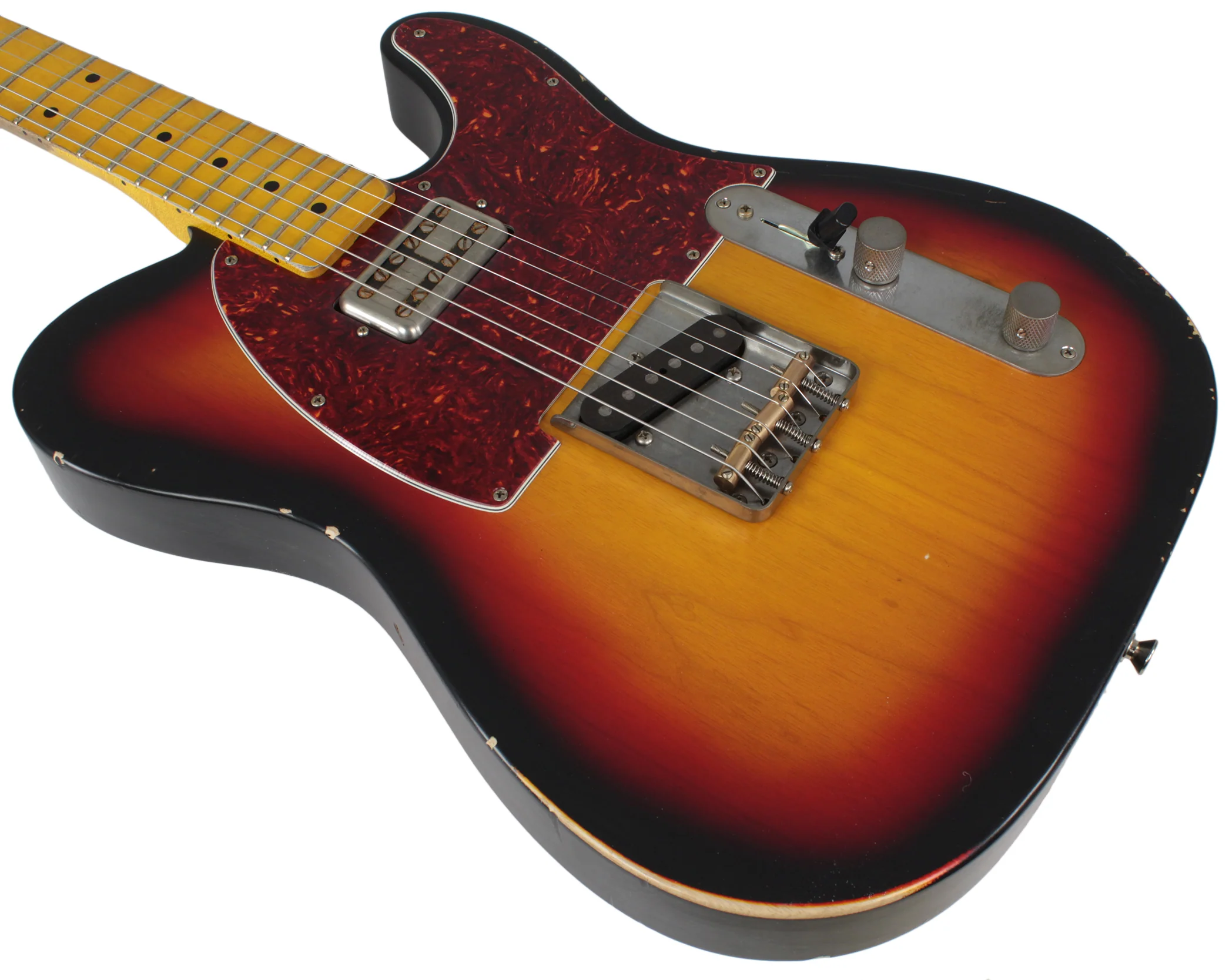 Nash T57 Guitar, 3-Tone Sunburst, Humbucker - Image 7