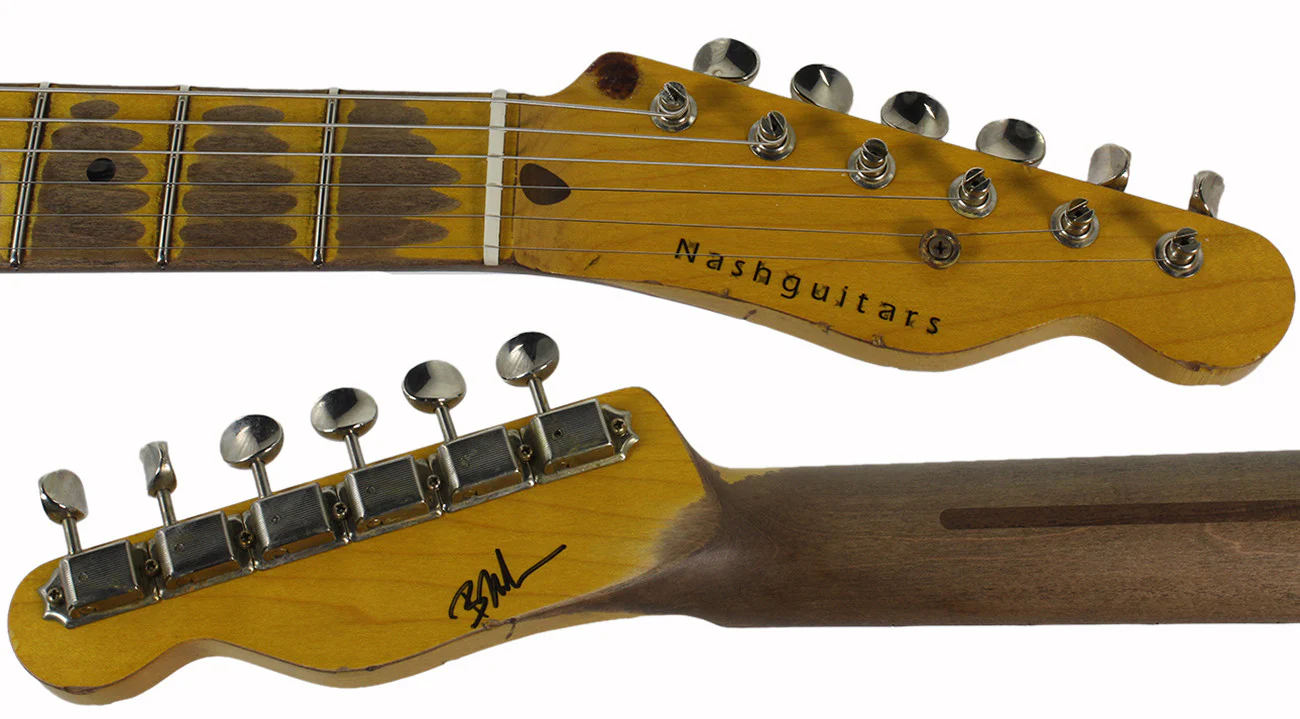 Nash T57 Guitar, 3 Tone Sunburst, Heavy Relic - Image 8