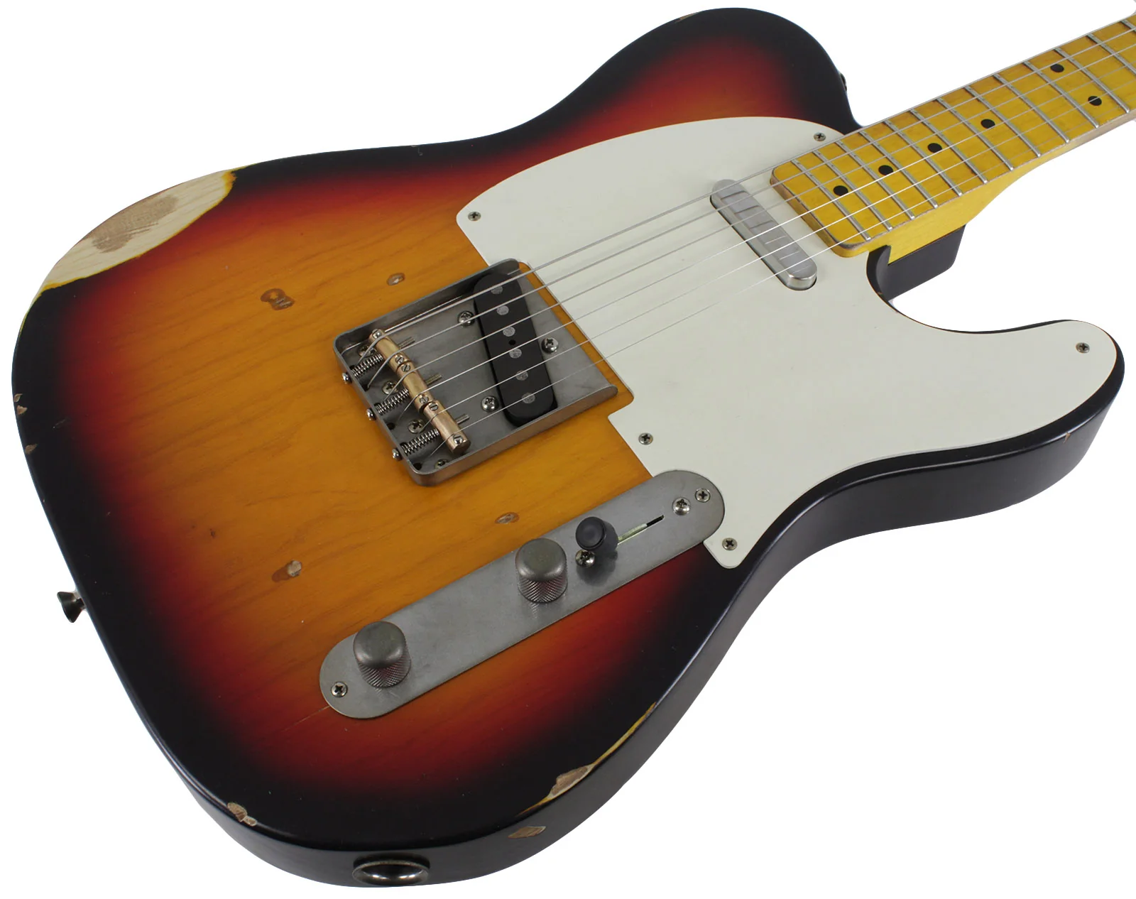 Nash T57 Guitar, 3-Tone Sunburst, Medium Aging - Image 2