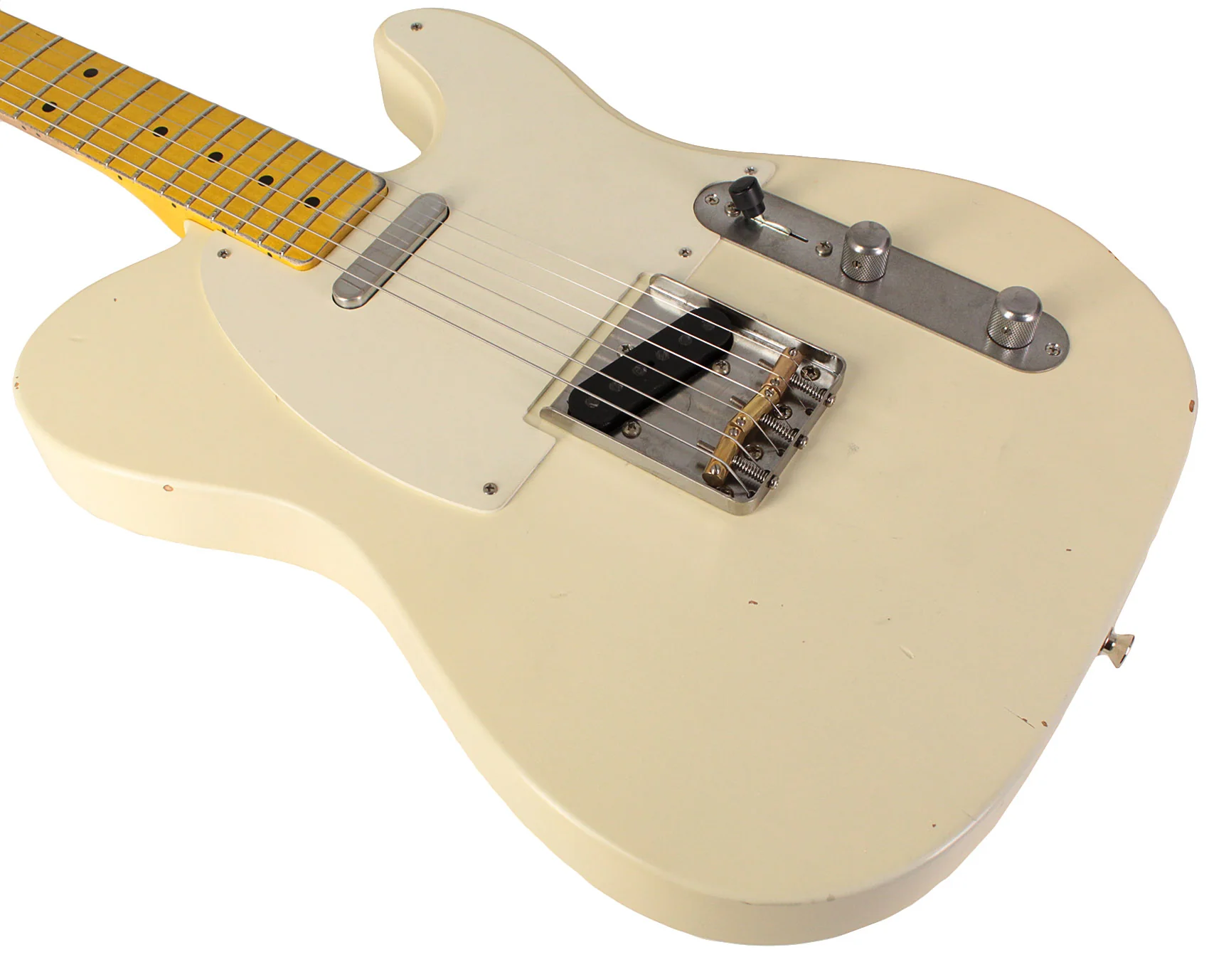 Nash T57 Guitar, Olympic White, Light Aging - Image 4