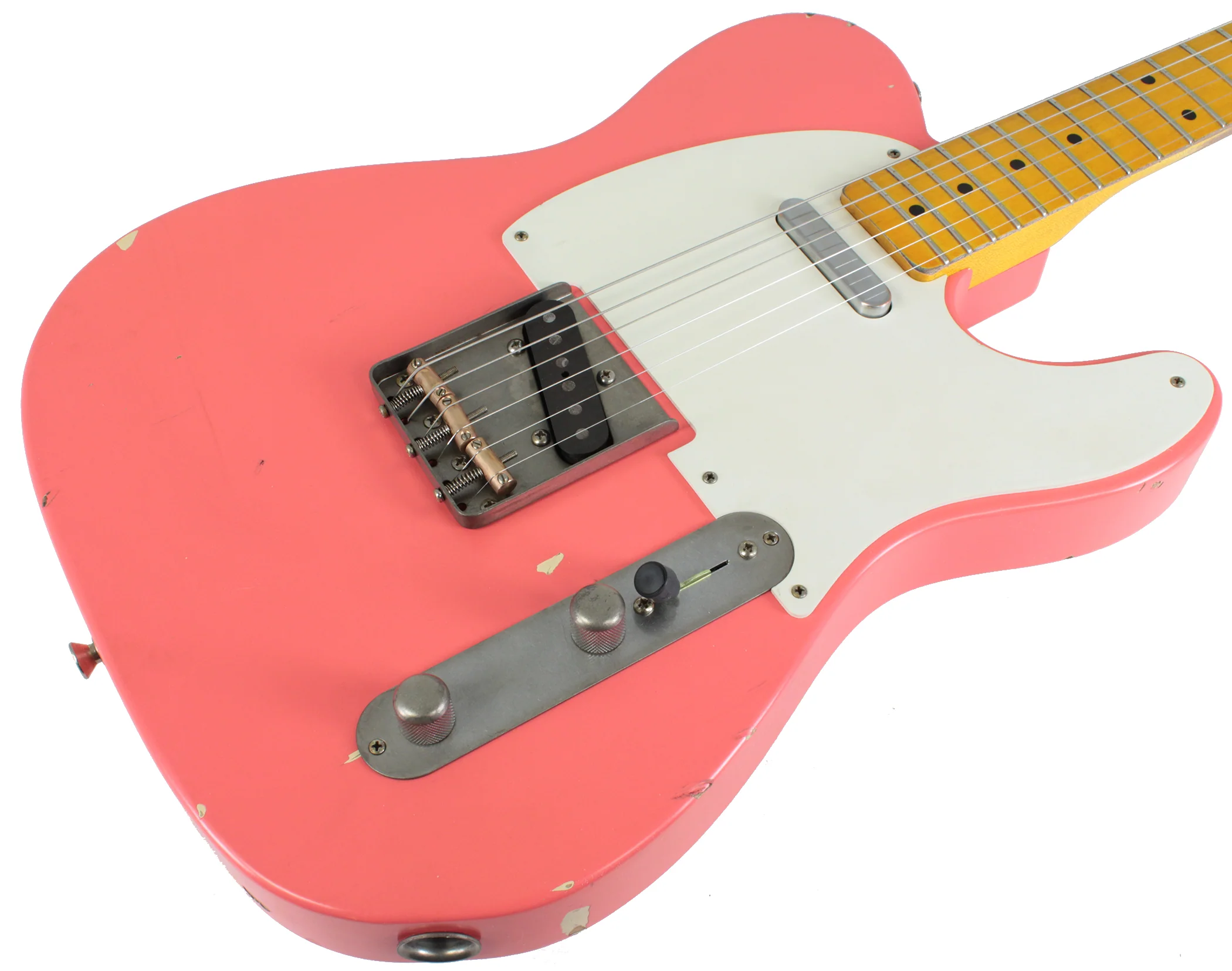 Nash T57 Guitar, Salmon - Image 2