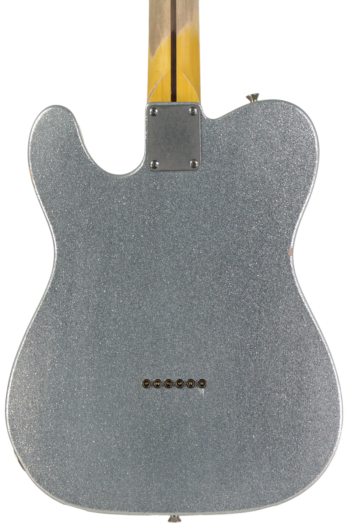 Nash T57 Guitar, Silver Sparkle, Light Aging - Image 7
