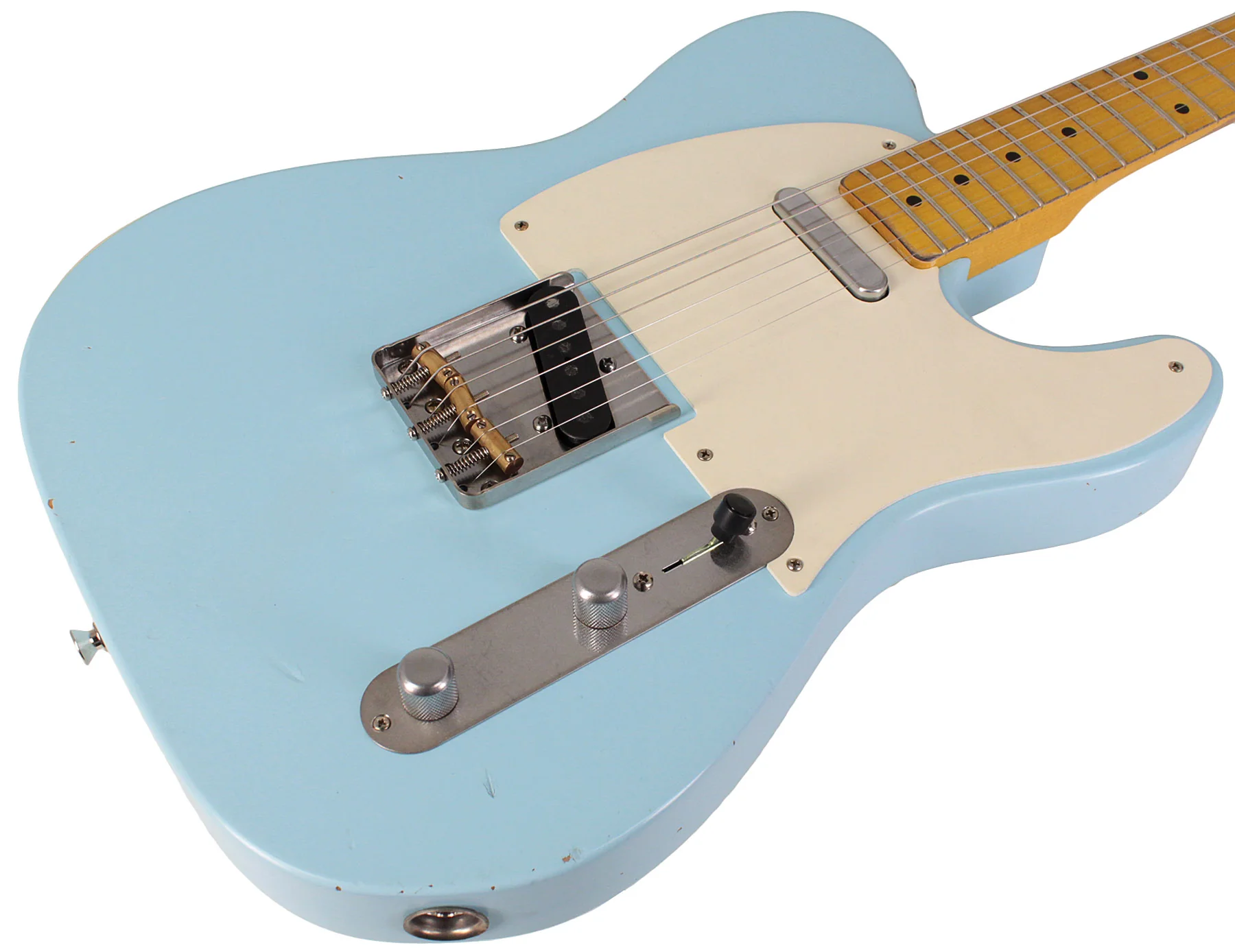 Nash T57 Guitar, Sonic Blue, Light Aging - Image 2