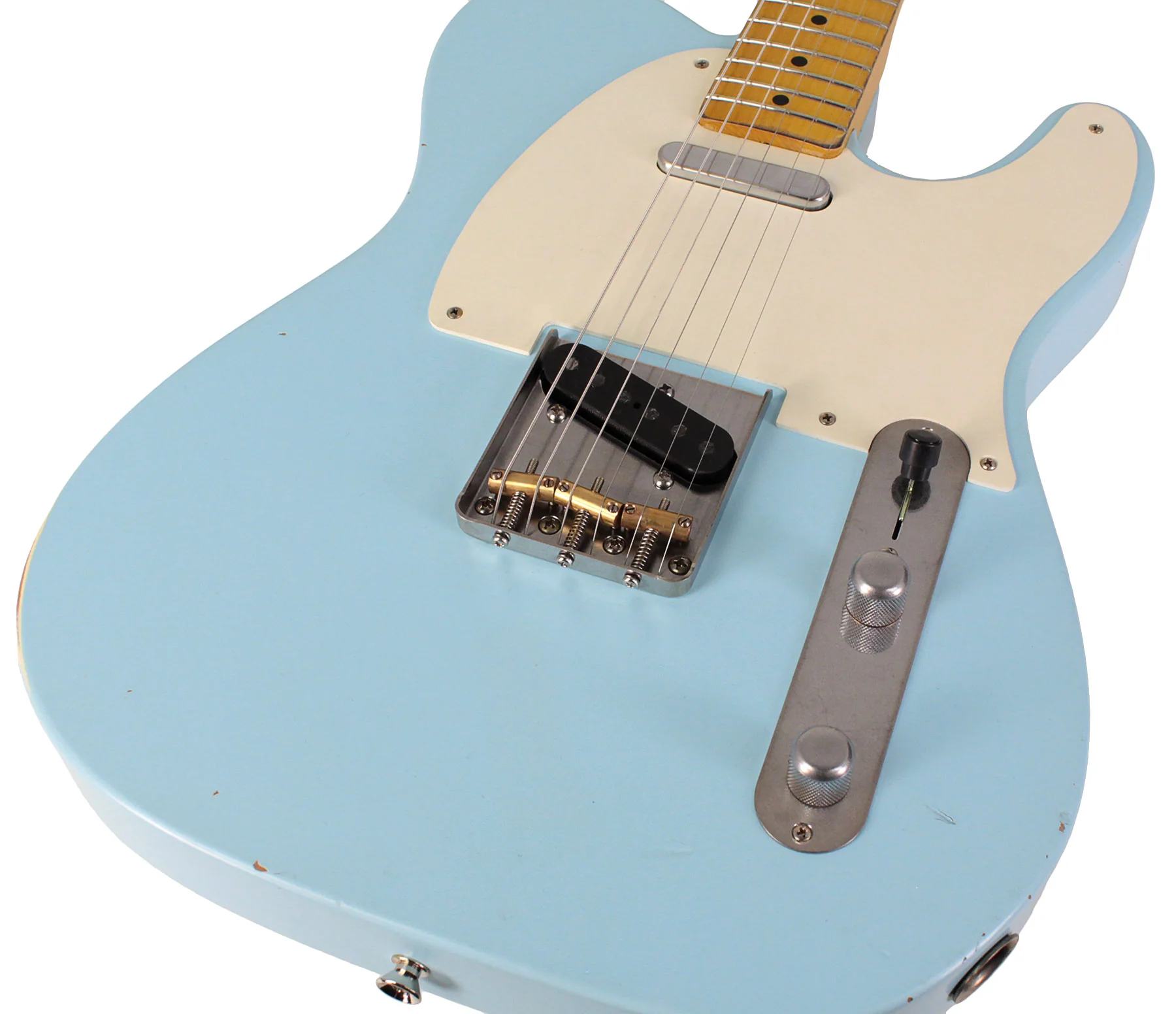 Nash T57 Guitar, Sonic Blue, Light Aging - Image 3