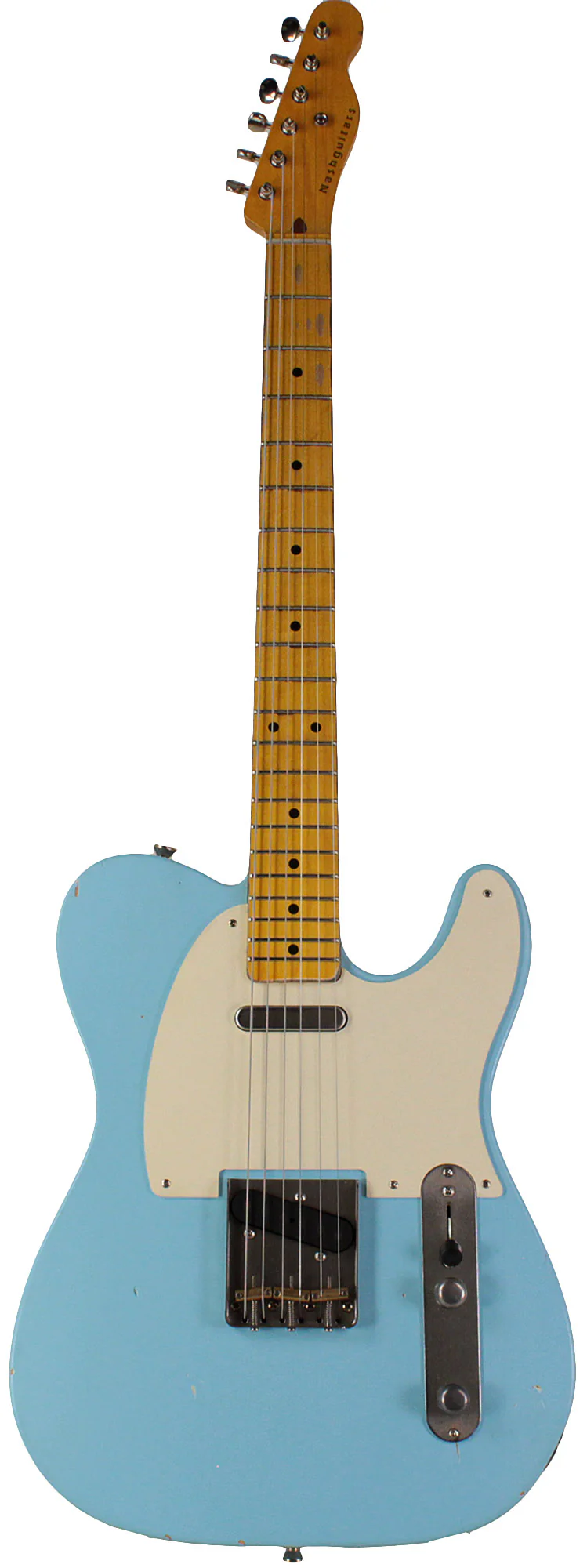 Nash T57 Guitar, Sonic Blue, Light Aging
