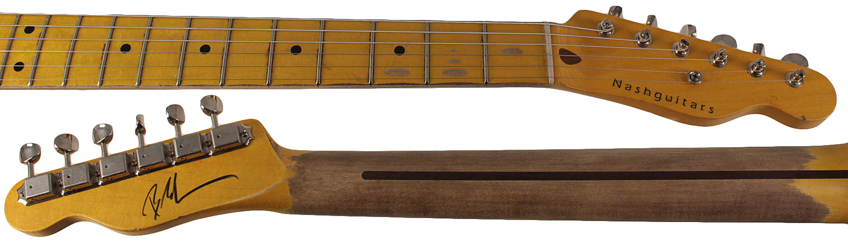 Nash T57 Guitar, Sonic Blue, Light Aging - Image 8
