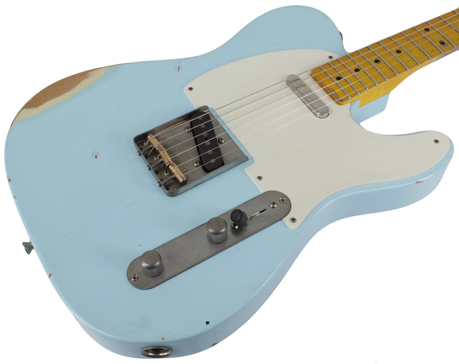 Nash T57 Guitar, Sonic Blue, Medium Aging - Image 2