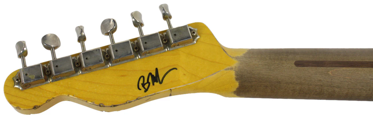 Nash T57 Guitar, Turquoise over 3 Tone Sunburst, Very Heavy Relic - Image 9