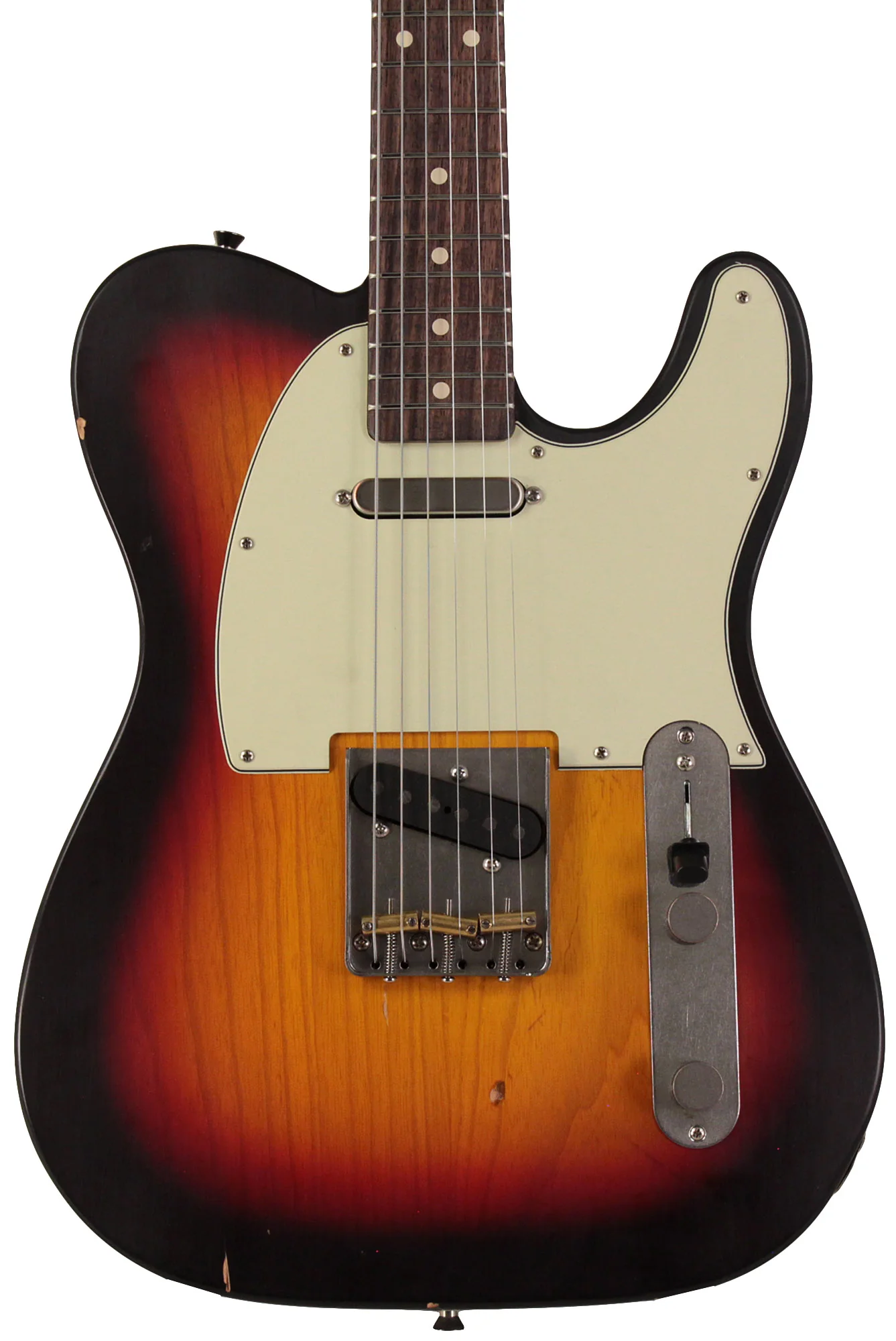 Nash T63 Guitar, 3 Tone Sunburst, Light Aging - Image 5