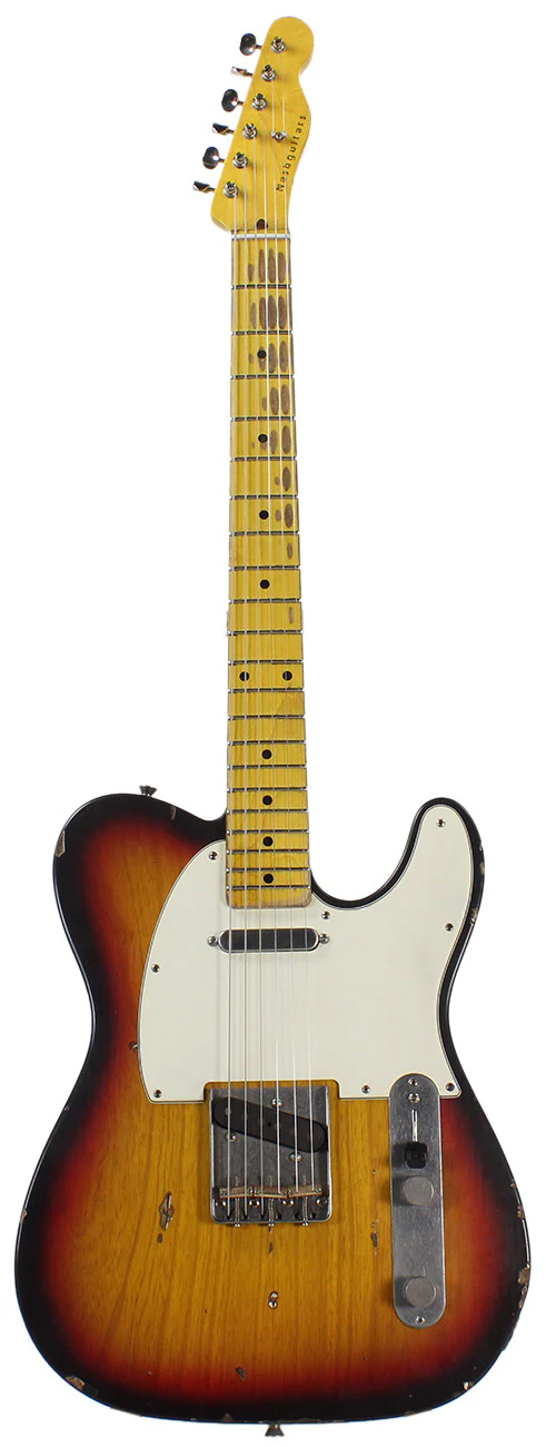 Nash T63 Guitar, 3 Tone Sunburst - Image 2