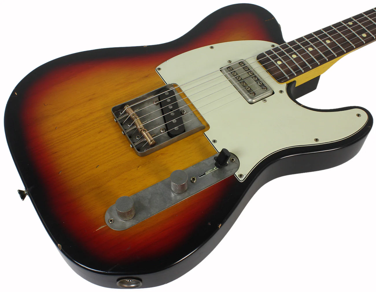 Nash T63 Guitar, 3 Tone Sunburst, LollarTron