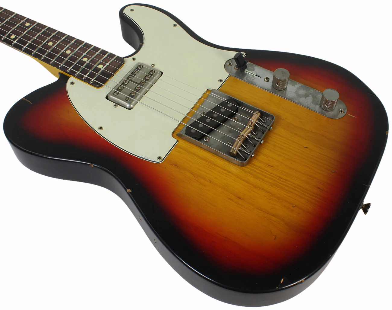 Nash T63 Guitar, 3 Tone Sunburst, LollarTron - Image 6