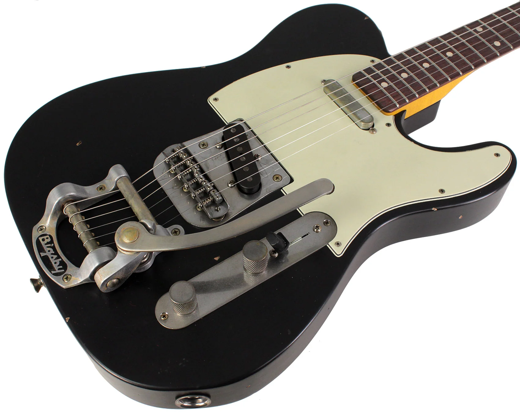 Nash T63 Guitar, Black, Bigsby - Image 2