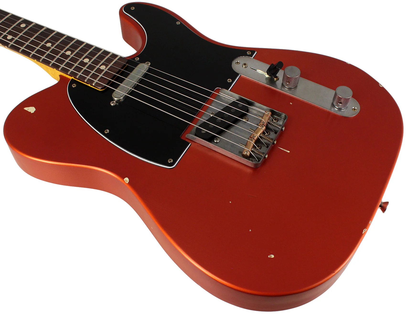 Nash T63 Guitar, Candy Tangerine, Light Aging - Image 4