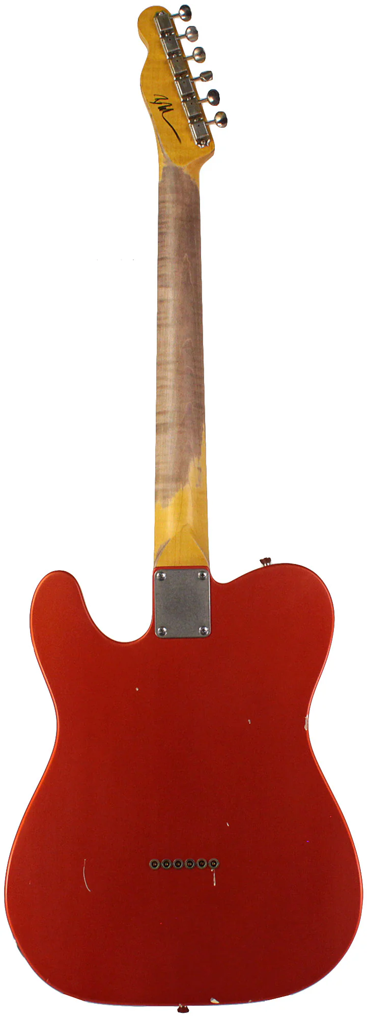 Nash T63 Guitar, Candy Tangerine, Light Aging - Image 7