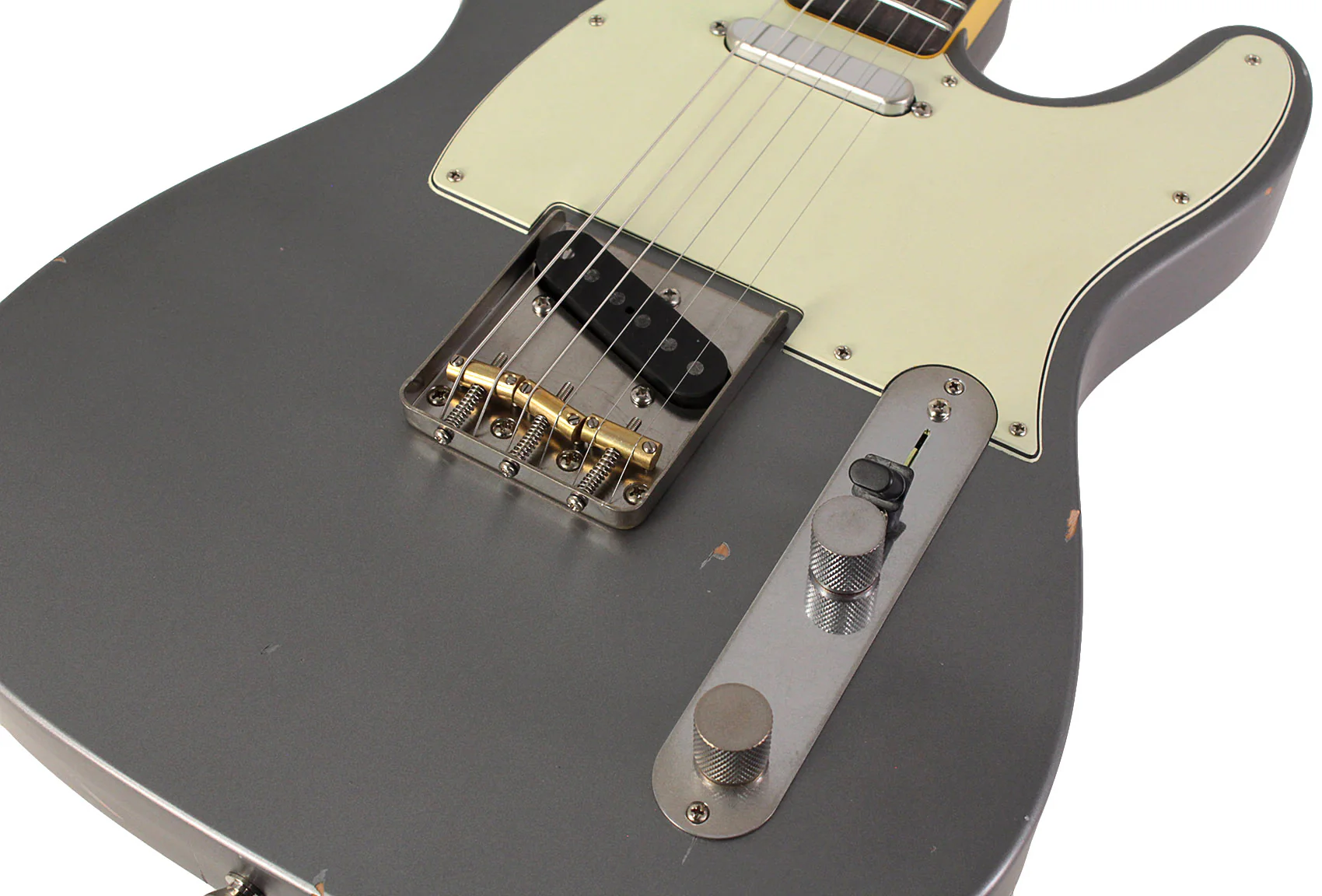 Nash T63 Guitar, Charcoal Frost Metallic, Light Aging - Image 3
