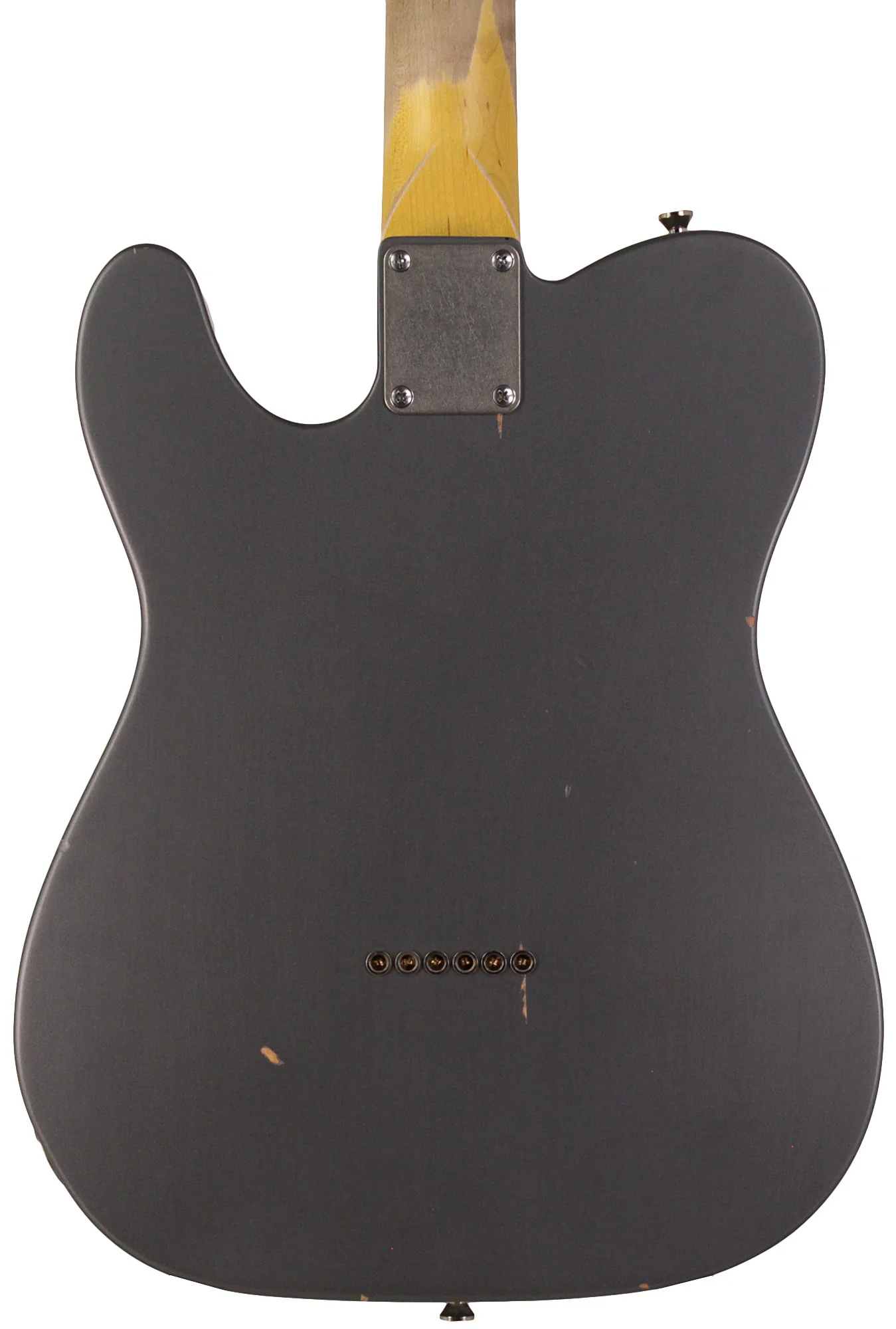 Nash T63 Guitar, Charcoal Frost Metallic, Tortoise Shell, Light Aging - Image 6