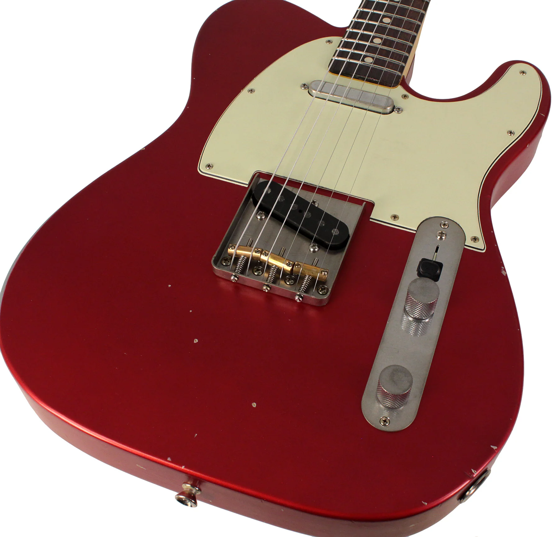 Nash T63 Guitar, Candy Apple Red, Light Aging - Image 3