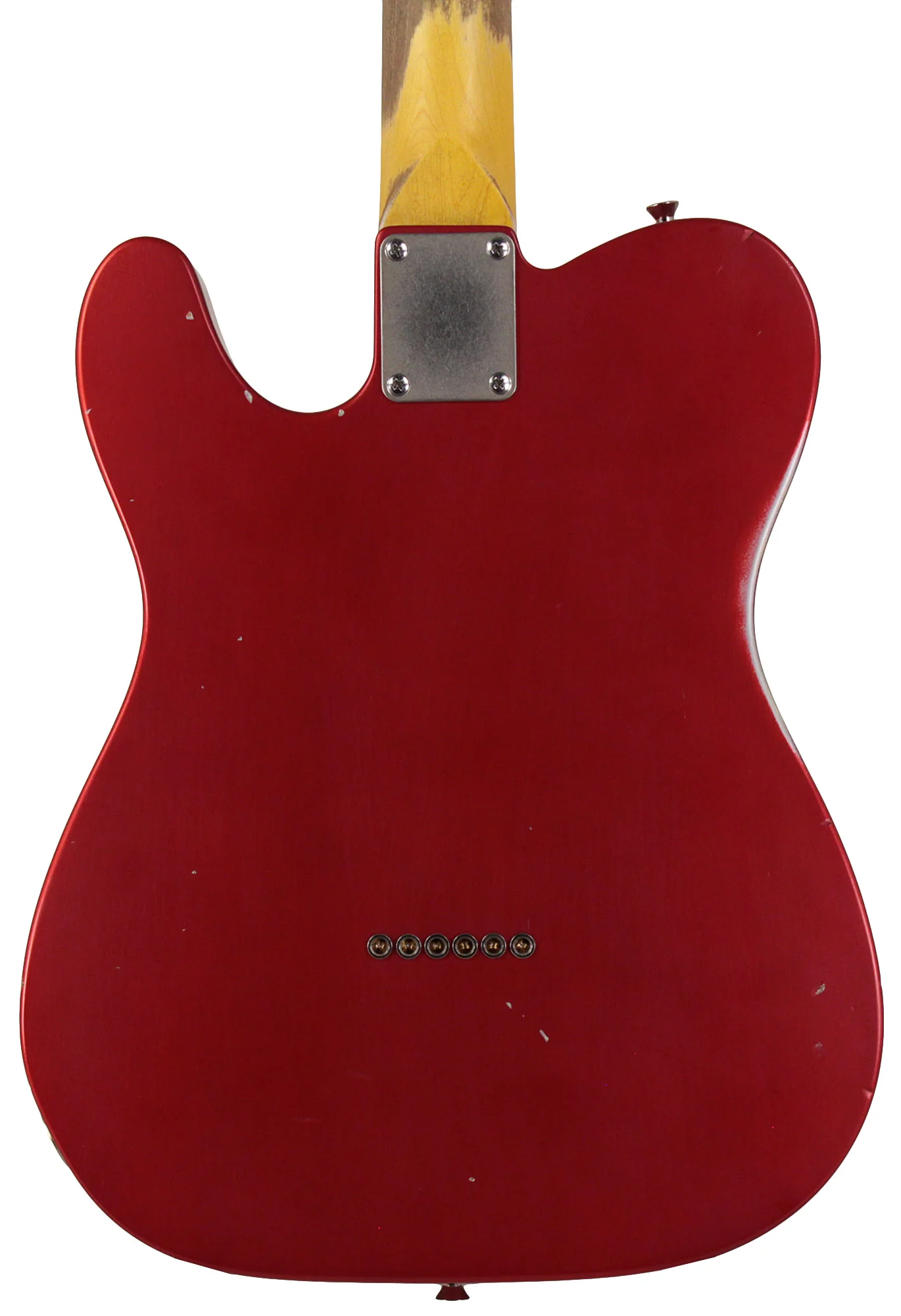 Nash T63 Guitar, Candy Apple Red, Light Aging - Image 5