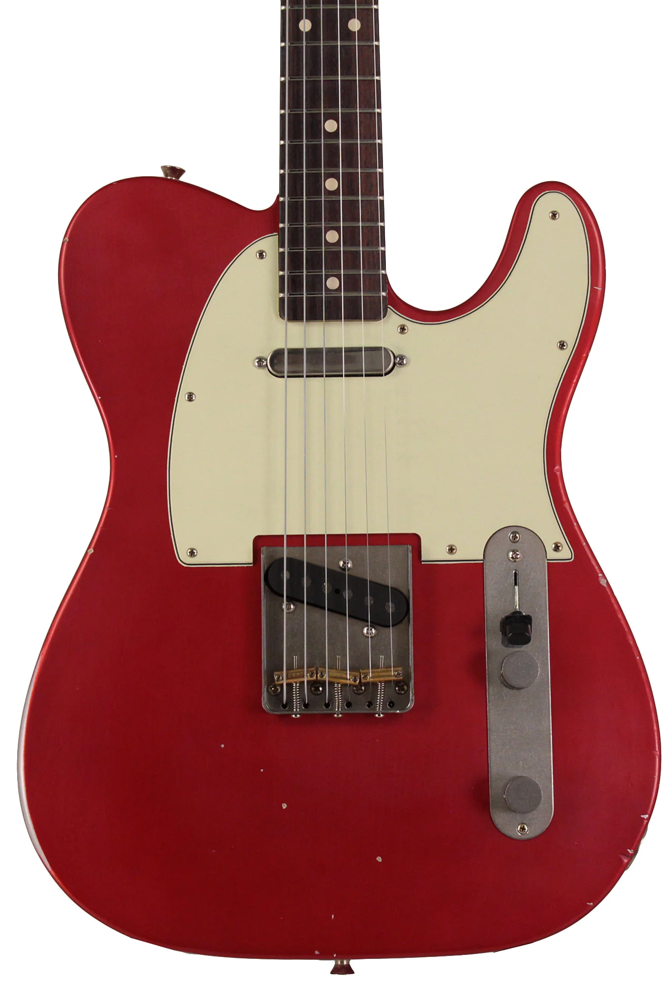 Nash T63 Guitar, Candy Apple Red, Light Aging - Image 6