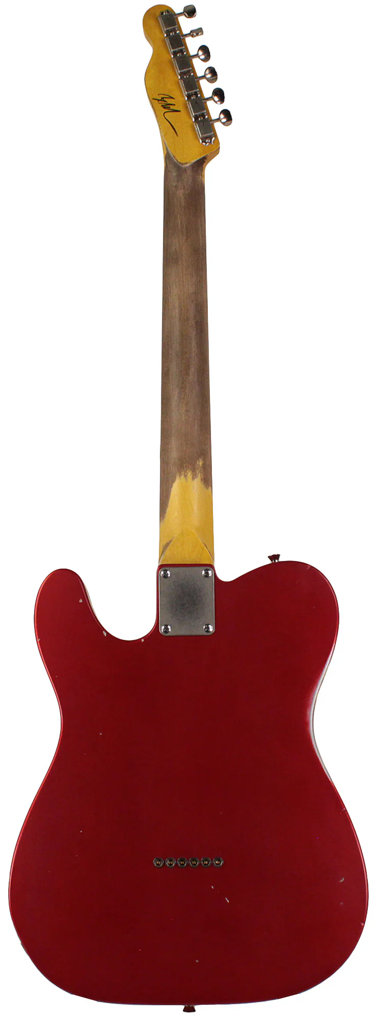 Nash T63 Guitar, Candy Apple Red, Light Aging - Image 7