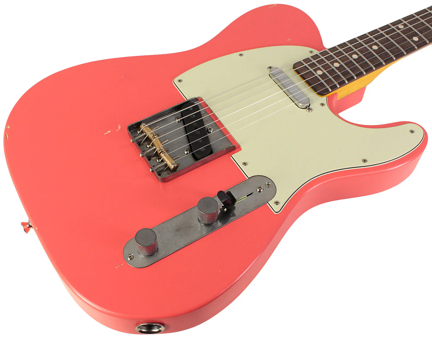 Nash T63 Guitar, Fiesta Red, Light Aging - Image 2