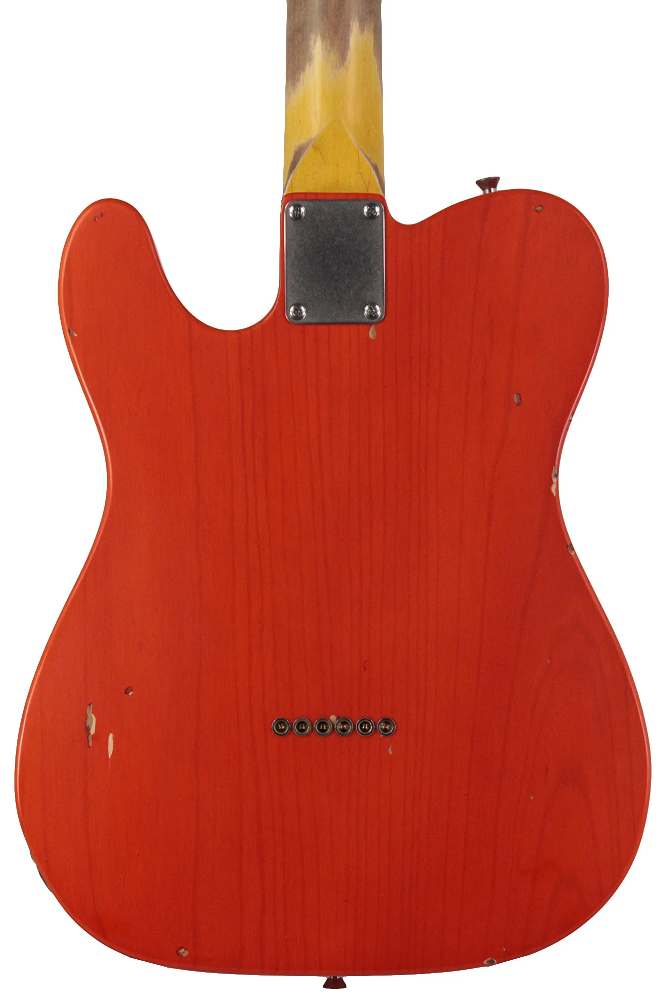 Nash T63 Guitar, Gretsch Orange, Gold PG, Light Aging - Image 6