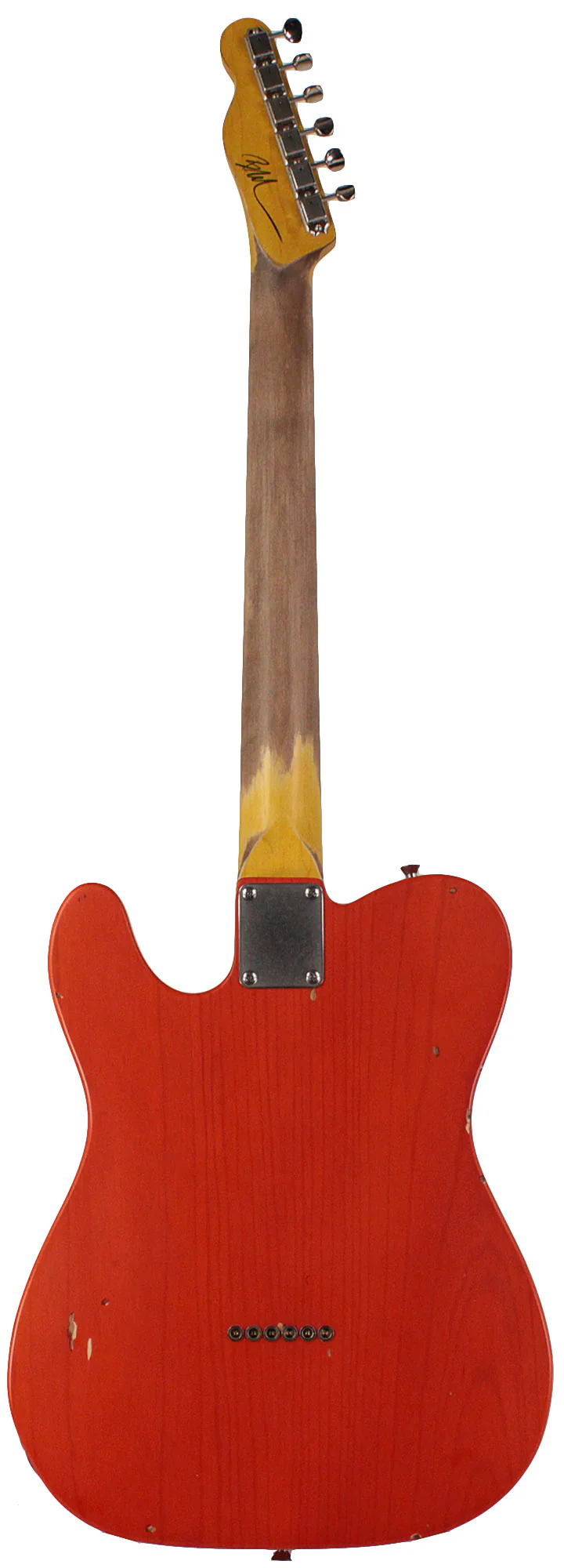 Nash T63 Guitar, Gretsch Orange, Gold PG, Light Aging - Image 7