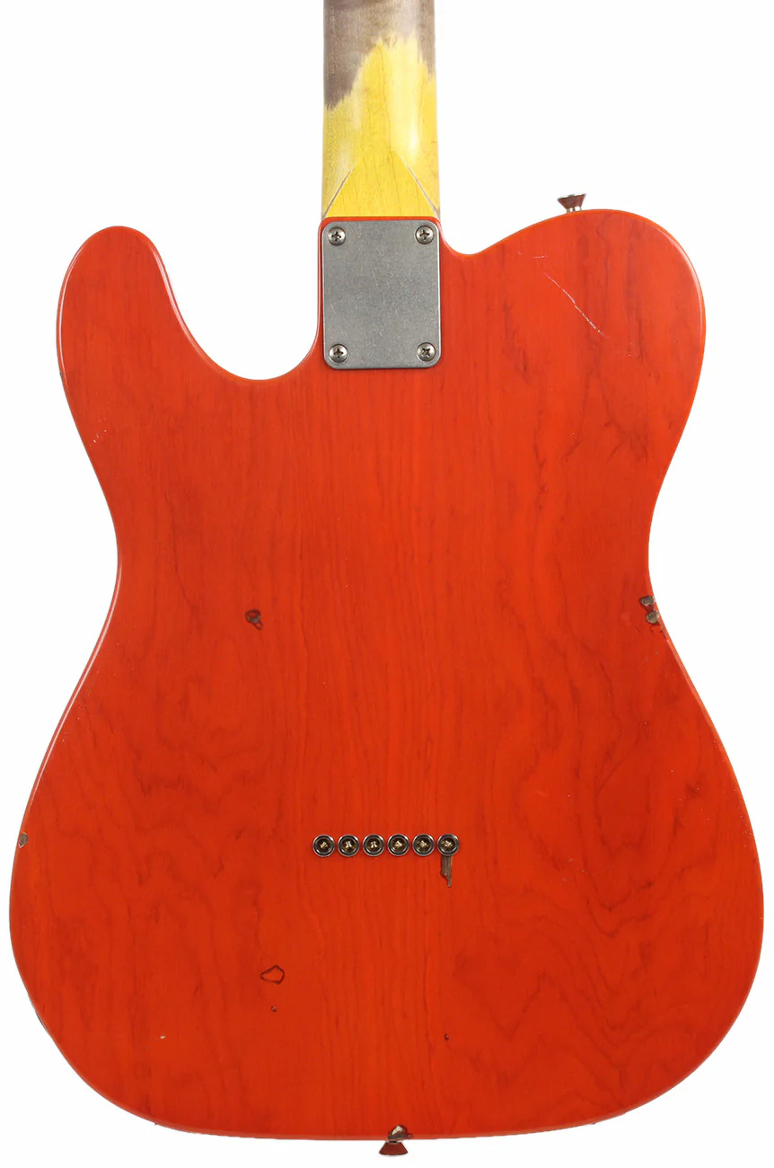 Nash T63 Guitar, Gretsch Orange, Humbucker Neck - Image 4