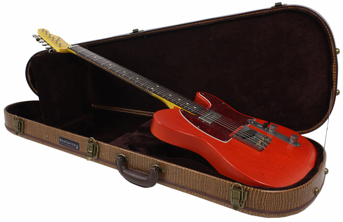 Nash T63 Guitar, Gretsch Orange, Humbucker Neck - Image 9