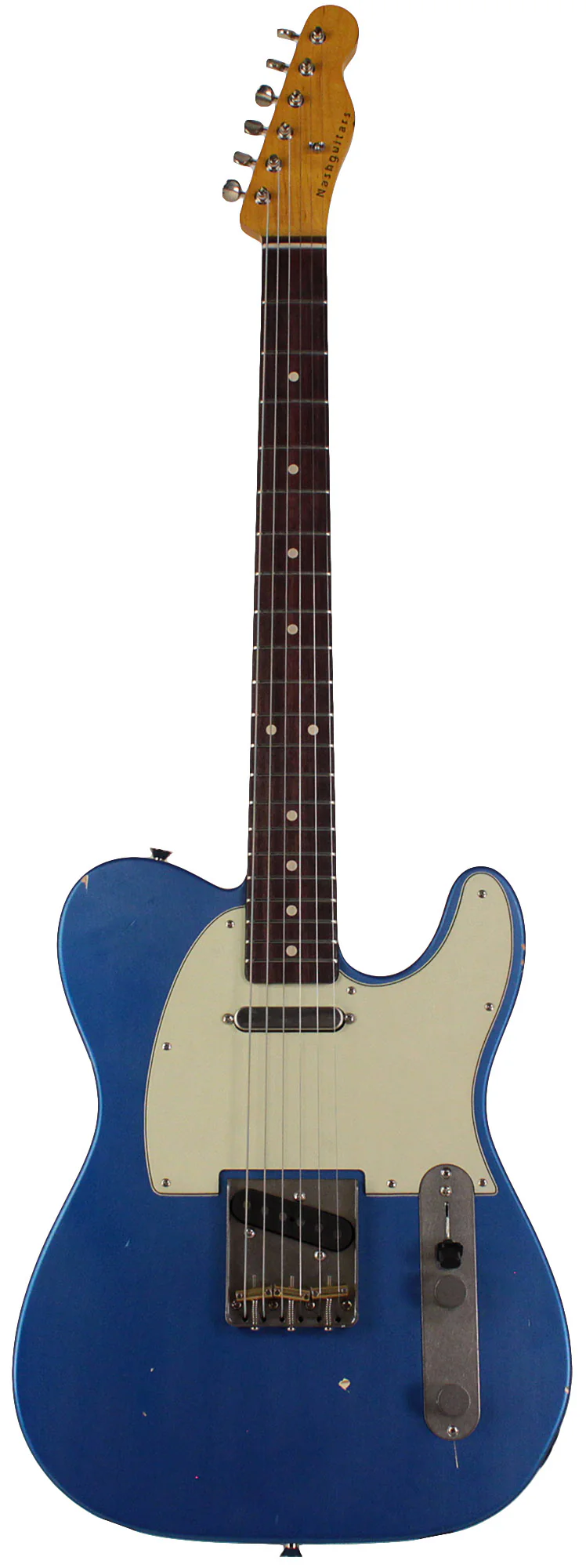Nash T63 Guitar, Lake Placid Blue, Light Aging