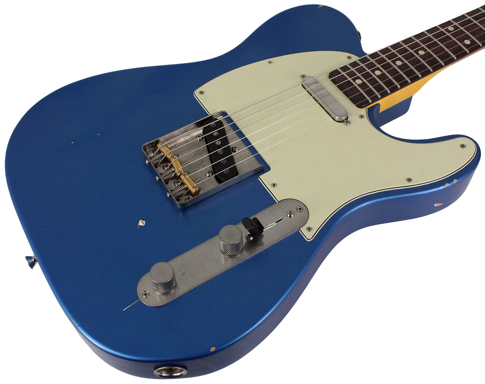 Nash T63 Guitar, Lake Placid Blue, Light Aging - Image 2