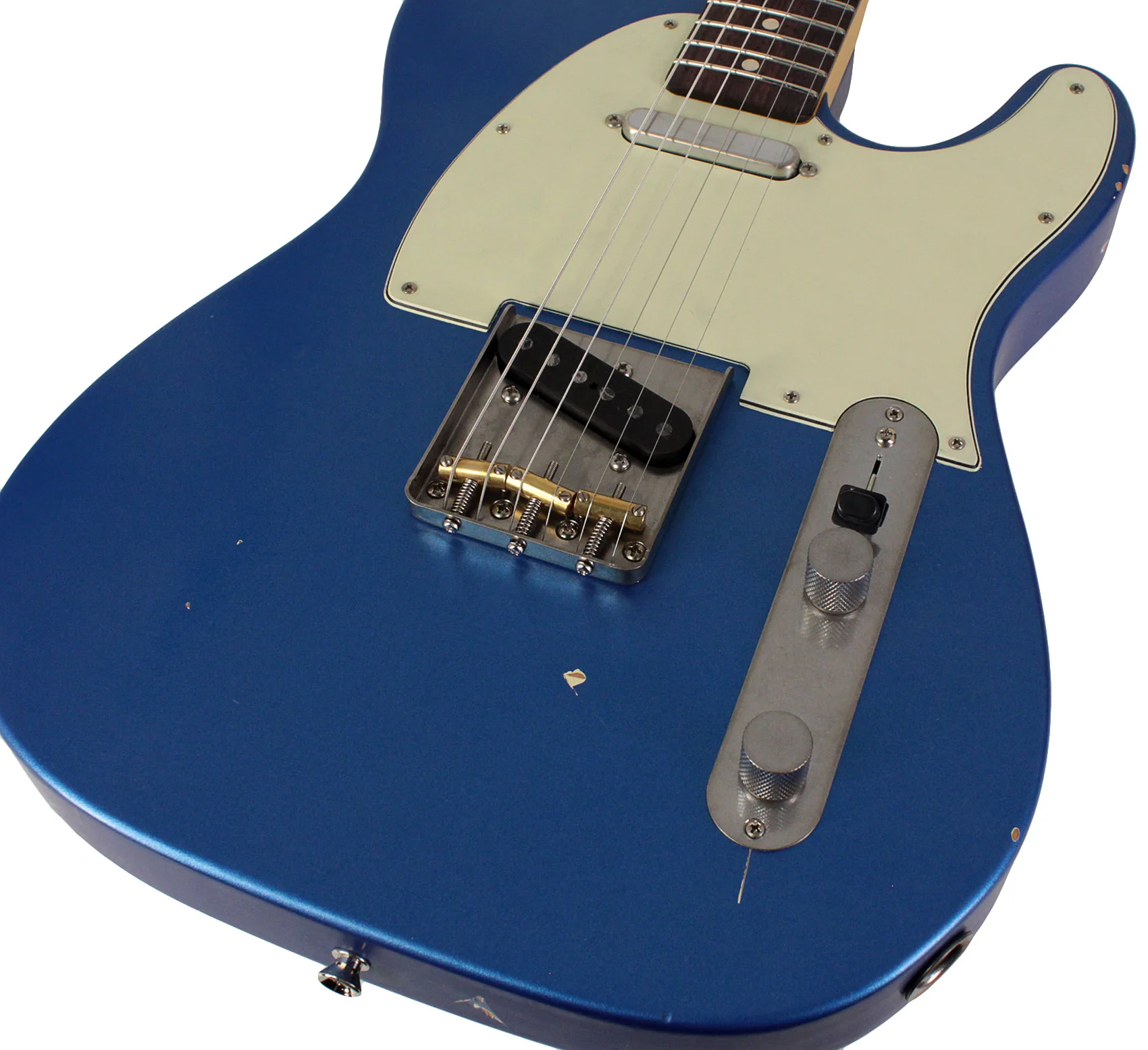 Nash T63 Guitar, Lake Placid Blue, Light Aging - Image 3