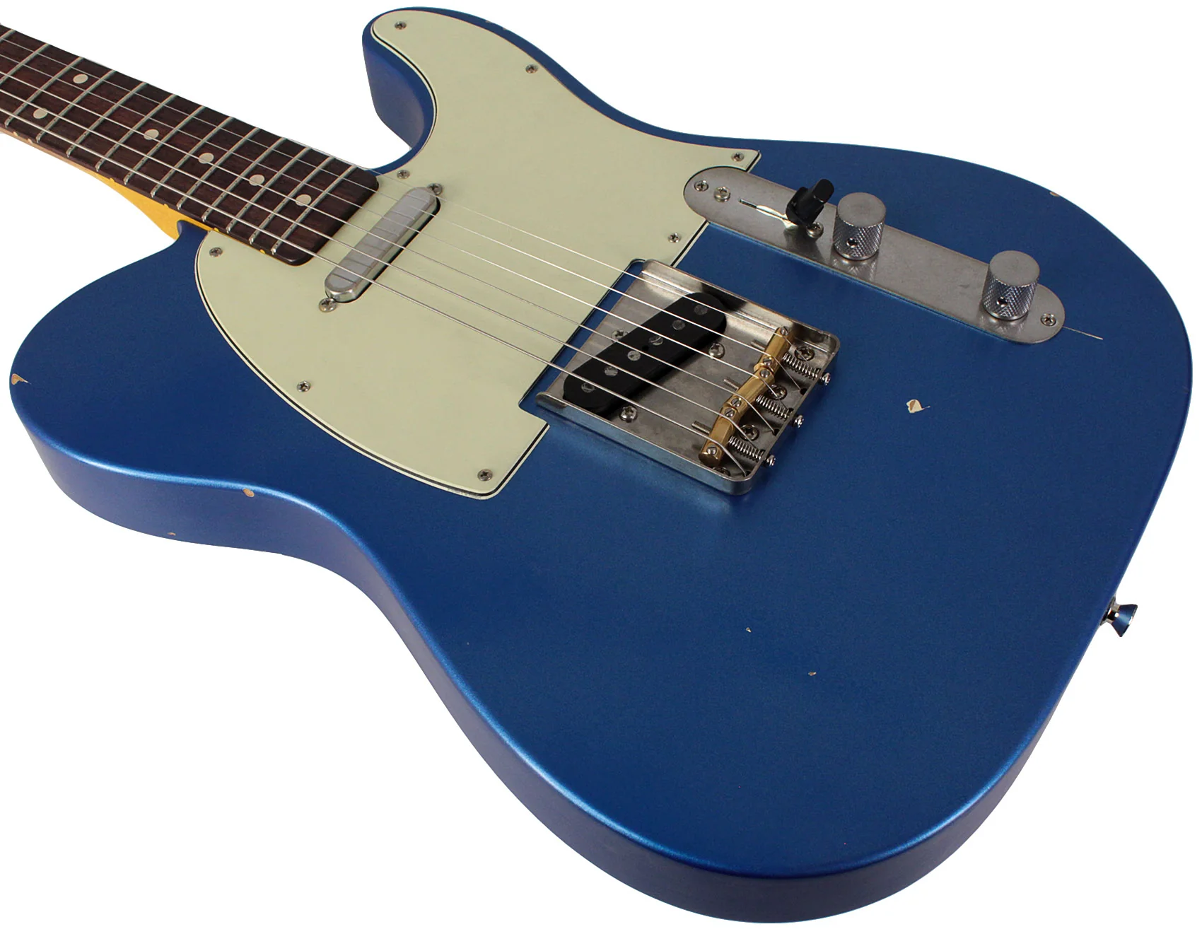 Nash T63 Guitar, Lake Placid Blue, Light Aging - Image 4