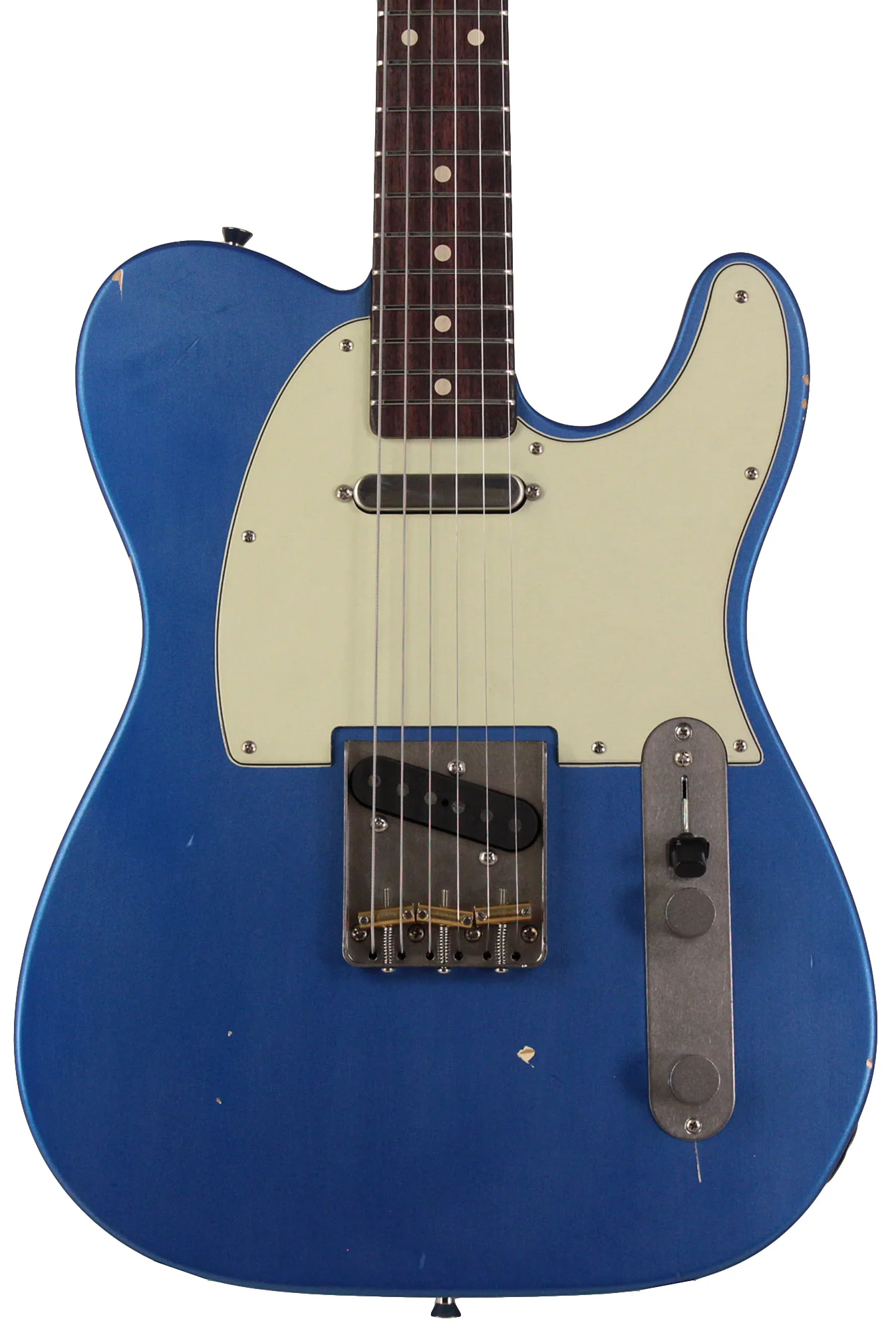 Nash T63 Guitar, Lake Placid Blue, Light Aging - Image 5
