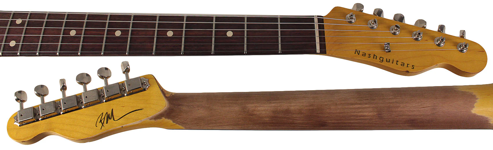 Nash T63 Guitar, Lake Placid Blue, Light Aging - Image 8