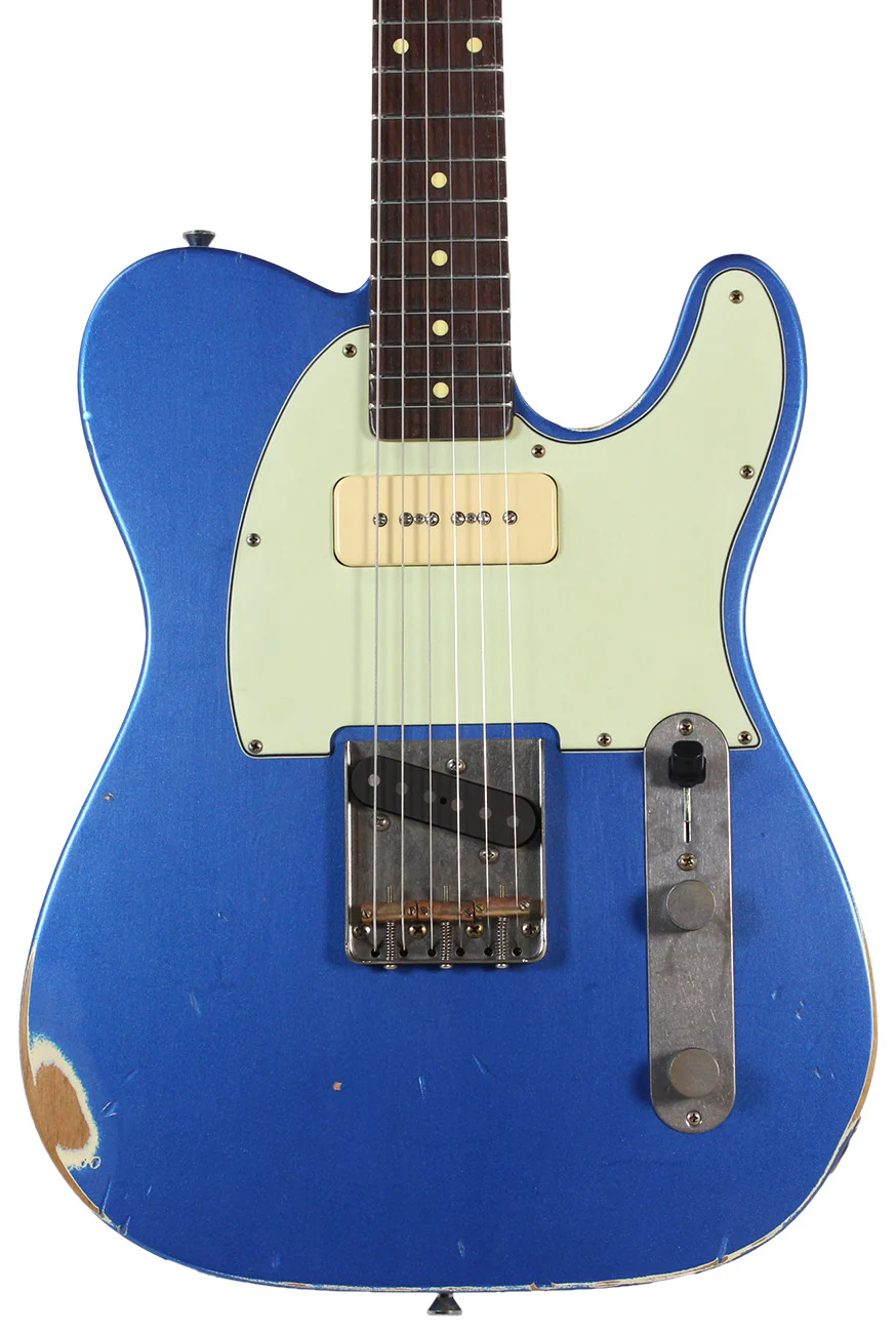 Nash T63 Guitar, Lake Placid Blue, P90 Neck - Image 3