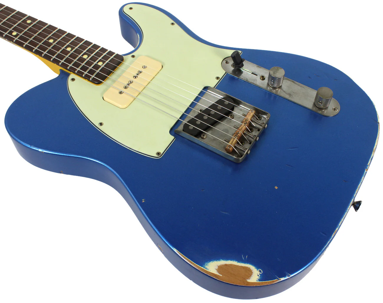 Nash T63 Guitar, Lake Placid Blue, P90 Neck - Image 6